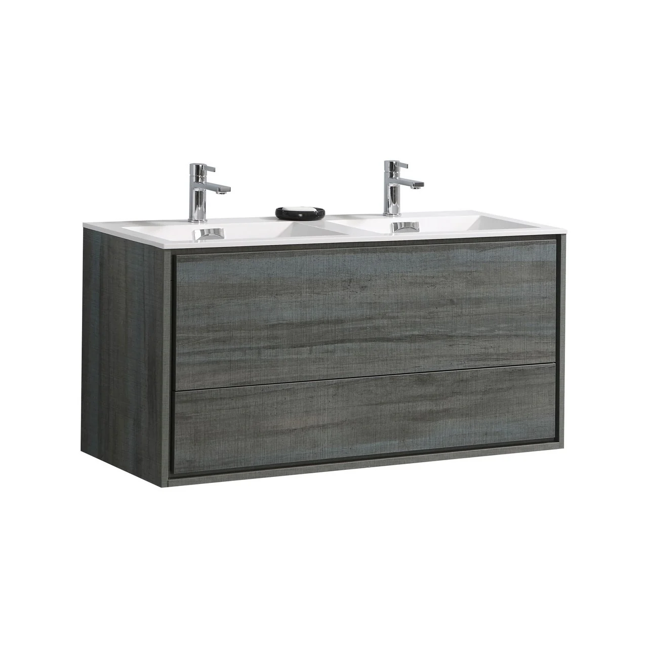 KubeBath DeLusso 48" Wall Mount Modern Bathroom Vanity - Image 23