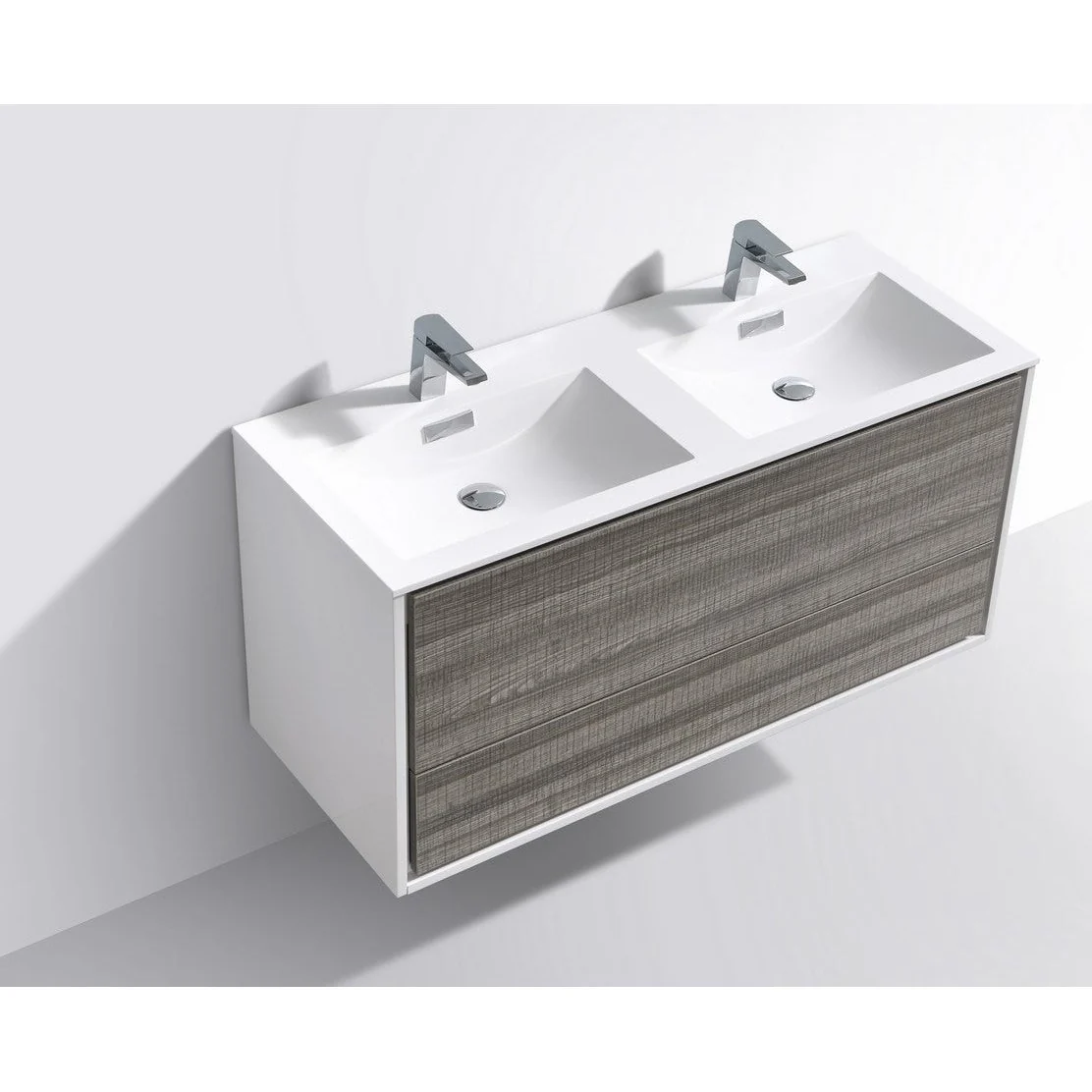 KubeBath DeLusso 48" Wall Mount Modern Bathroom Vanity - Image 34