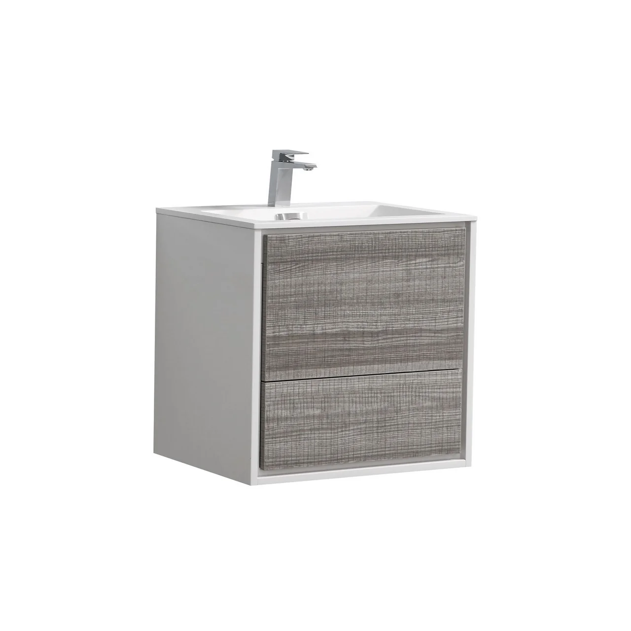 KubeBath DeLusso Wall Mount Modern Bathroom Vanity - Image 12