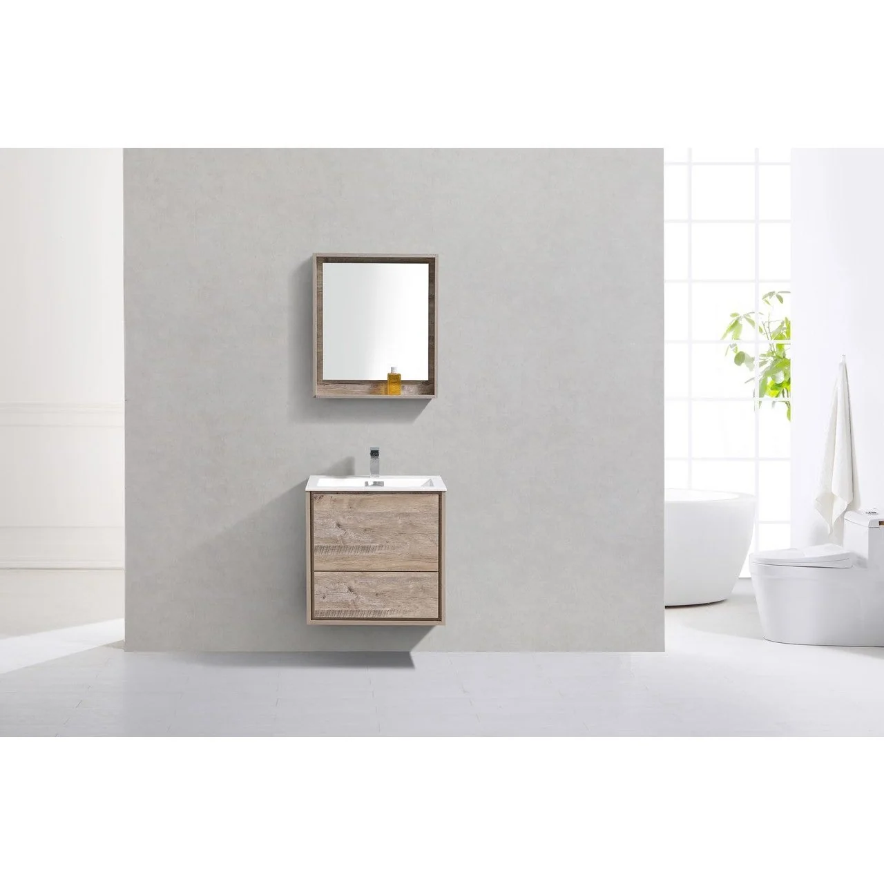 KubeBath DeLusso Wall Mount Modern Bathroom Vanity - Image 16
