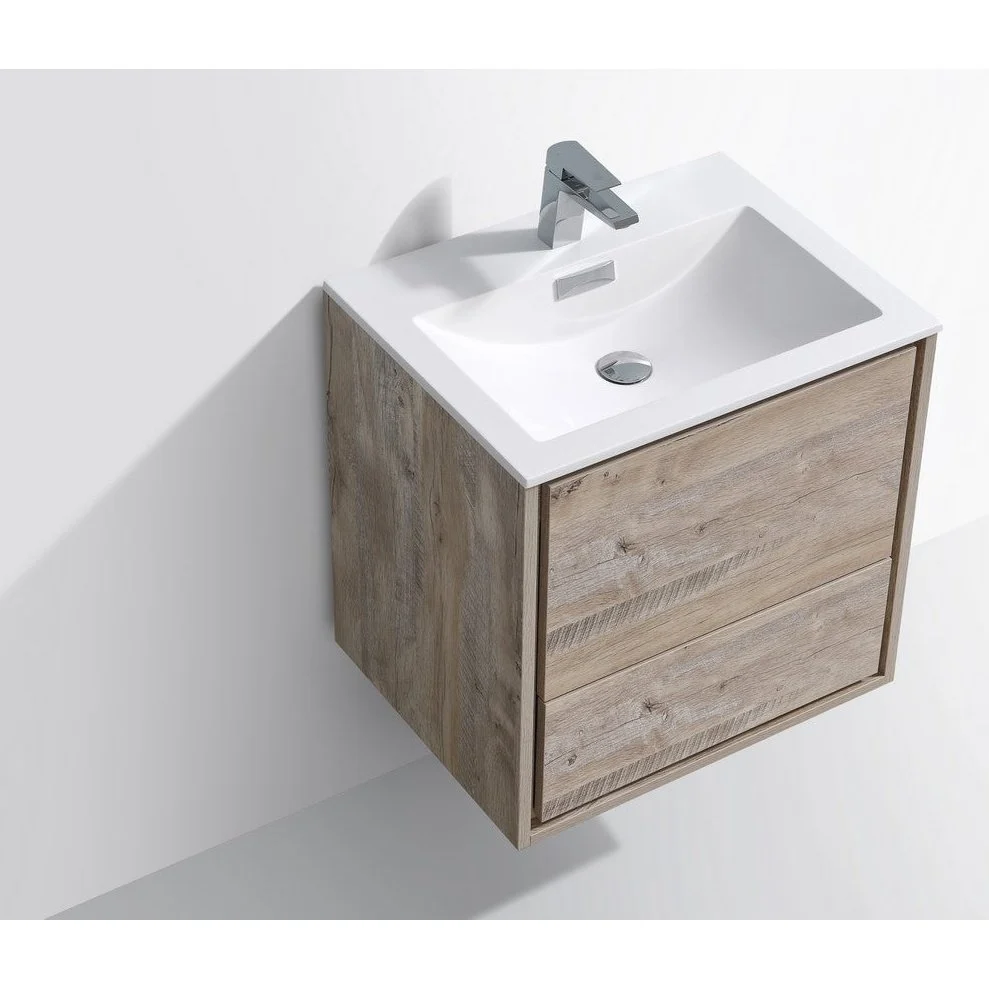 KubeBath DeLusso Wall Mount Modern Bathroom Vanity - Image 19