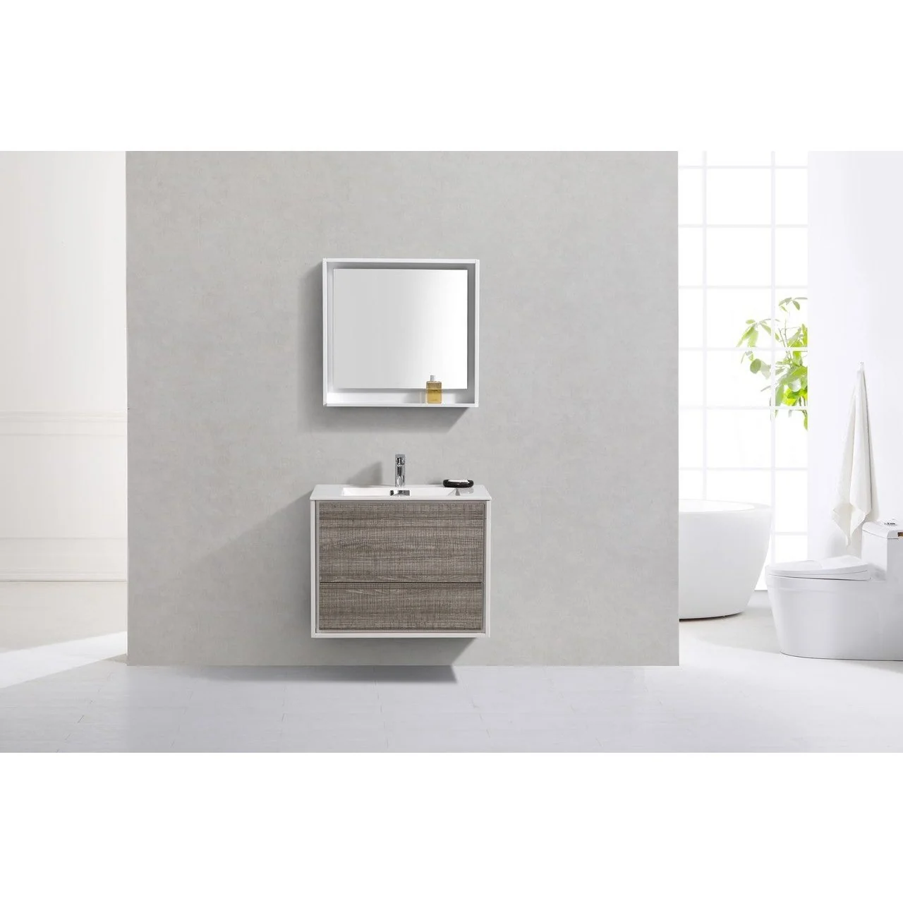 KubeBath DeLusso Wall Mount Modern Bathroom Vanity - Image 31