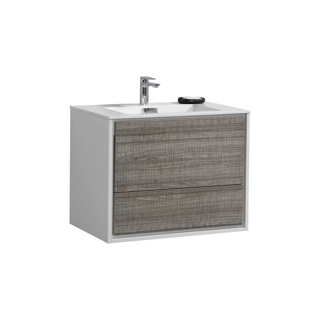 KubeBath DeLusso Wall Mount Modern Bathroom Vanity - Image 32