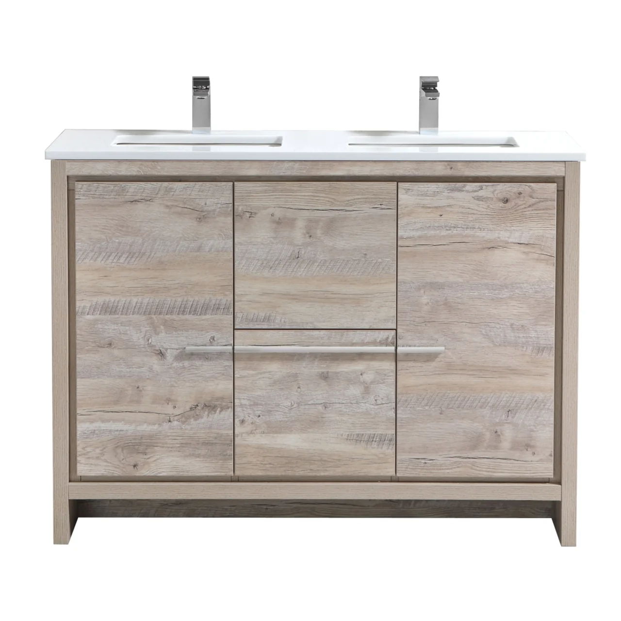 KubeBath Dolce 48" Modern Bathroom Vanity with White Quartz Counter-Top - Image 27