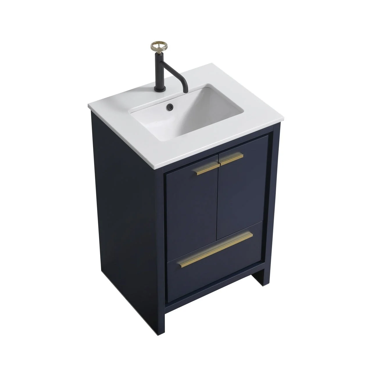 KubeBath Dolce Modern Bathroom Vanity with White Quartz Counter-Top - Image 15