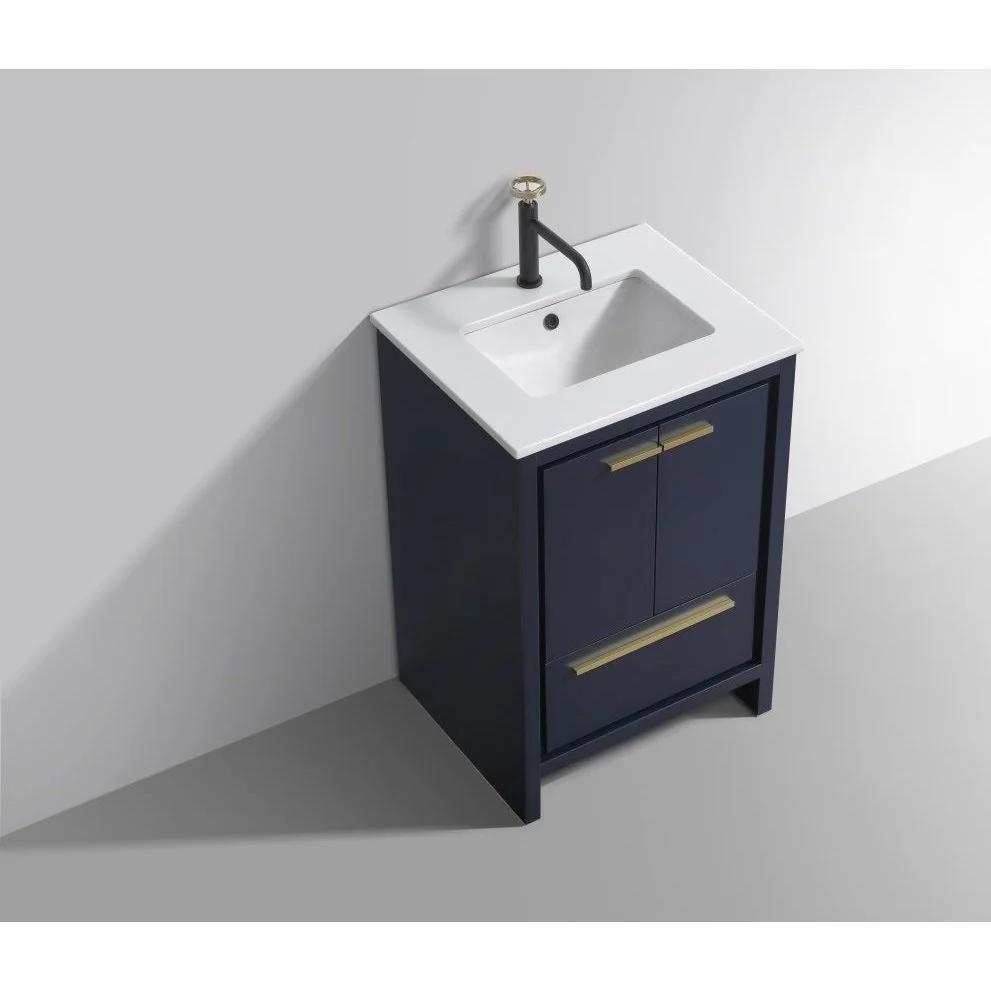 KubeBath Dolce Modern Bathroom Vanity with White Quartz Counter-Top - Image 17