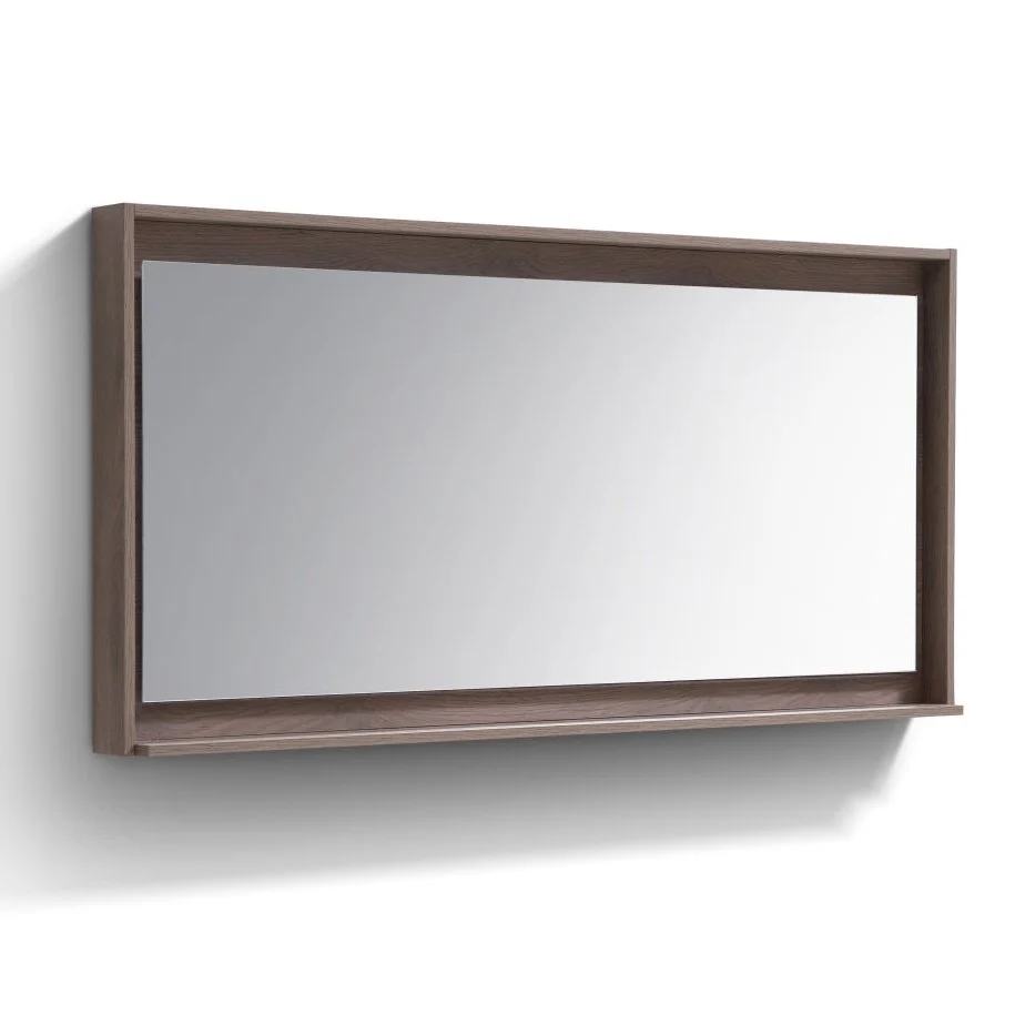 KubeBath Kube 60" Framed Mirror With Shelve - Image 2