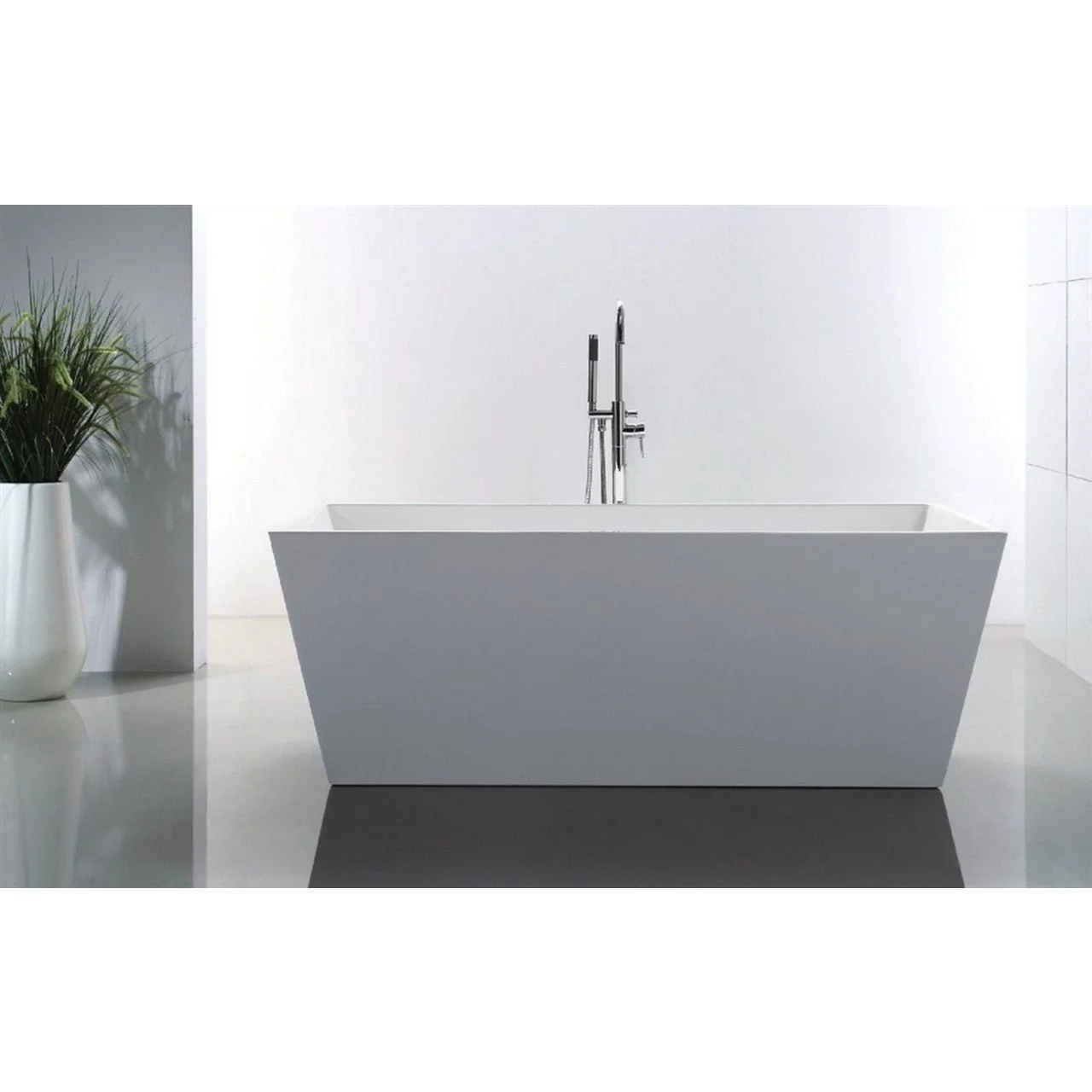 KubeBath Kube Squadra Free Standing Bathtub - Image 12