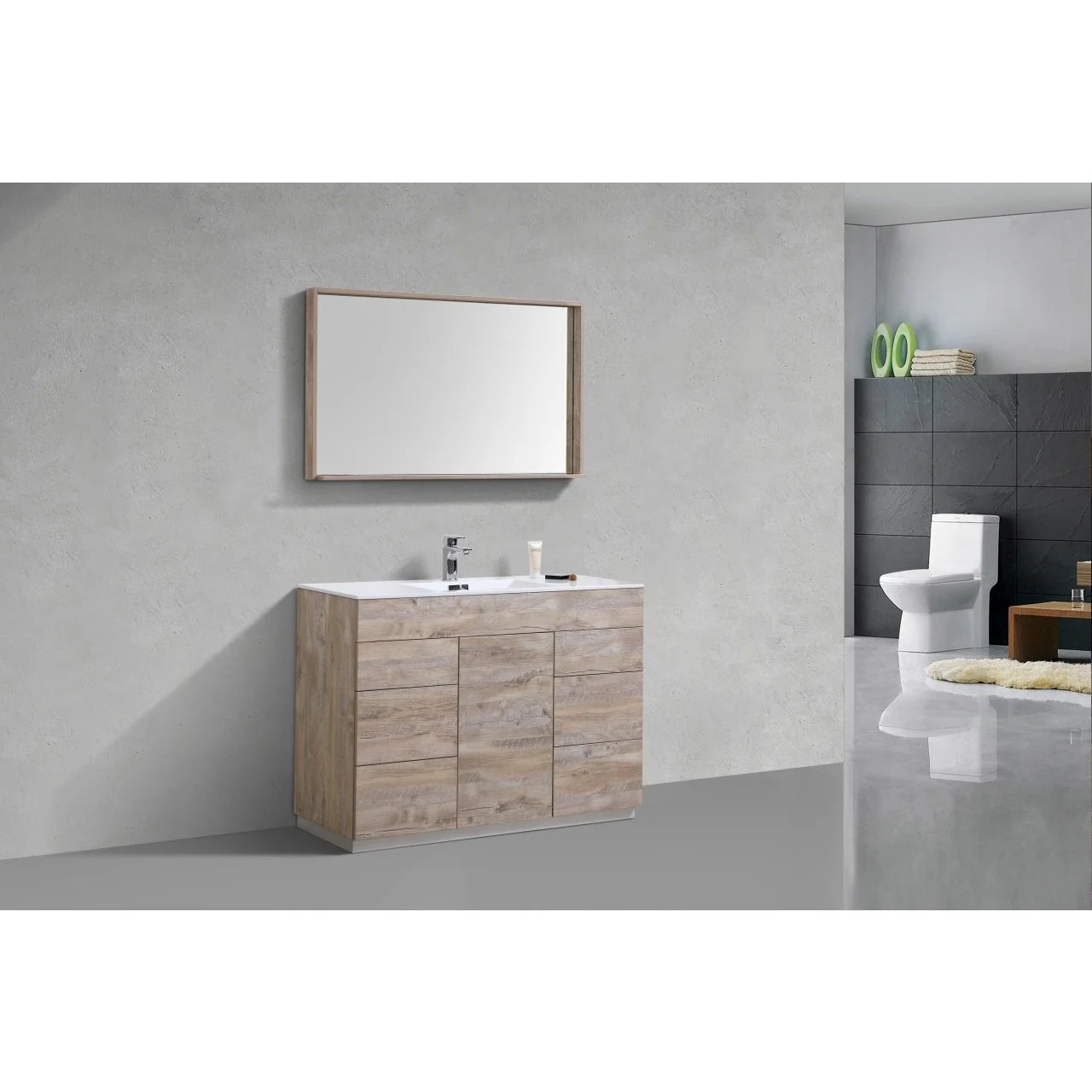 KubeBath Milano 48" Modern Bathroom Vanity - Image 8