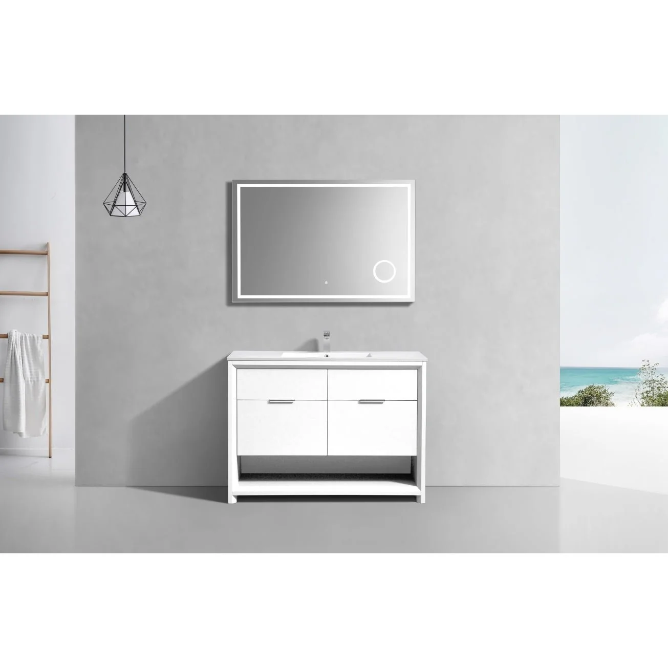 KubeBath Nudo 48" Modern Bathroom Vanity - Image 7