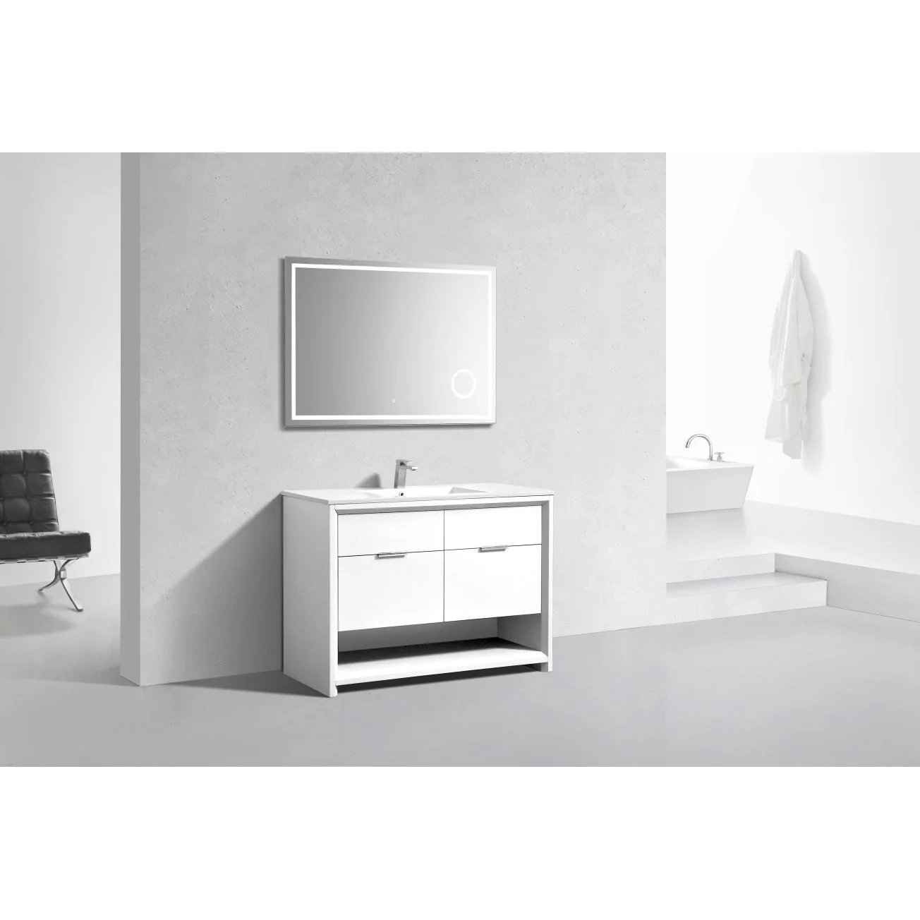 KubeBath Nudo 48" Modern Bathroom Vanity - Image 9