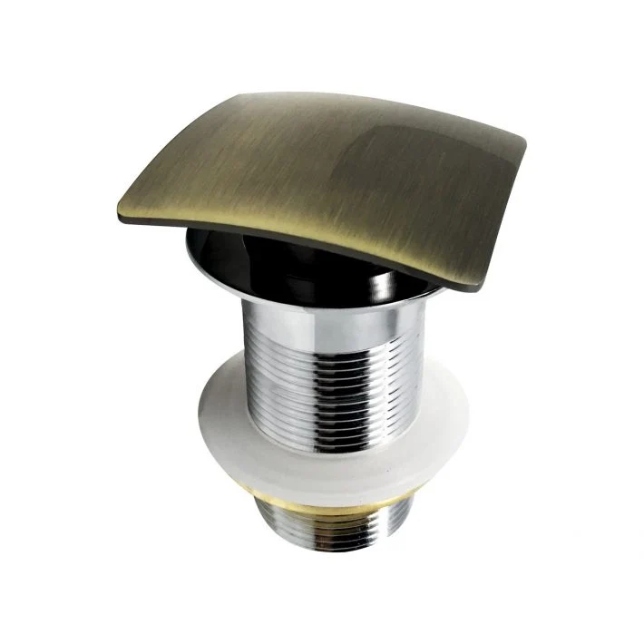 KubeBath Solid Brass Square Pop-Up Drain - Image 10