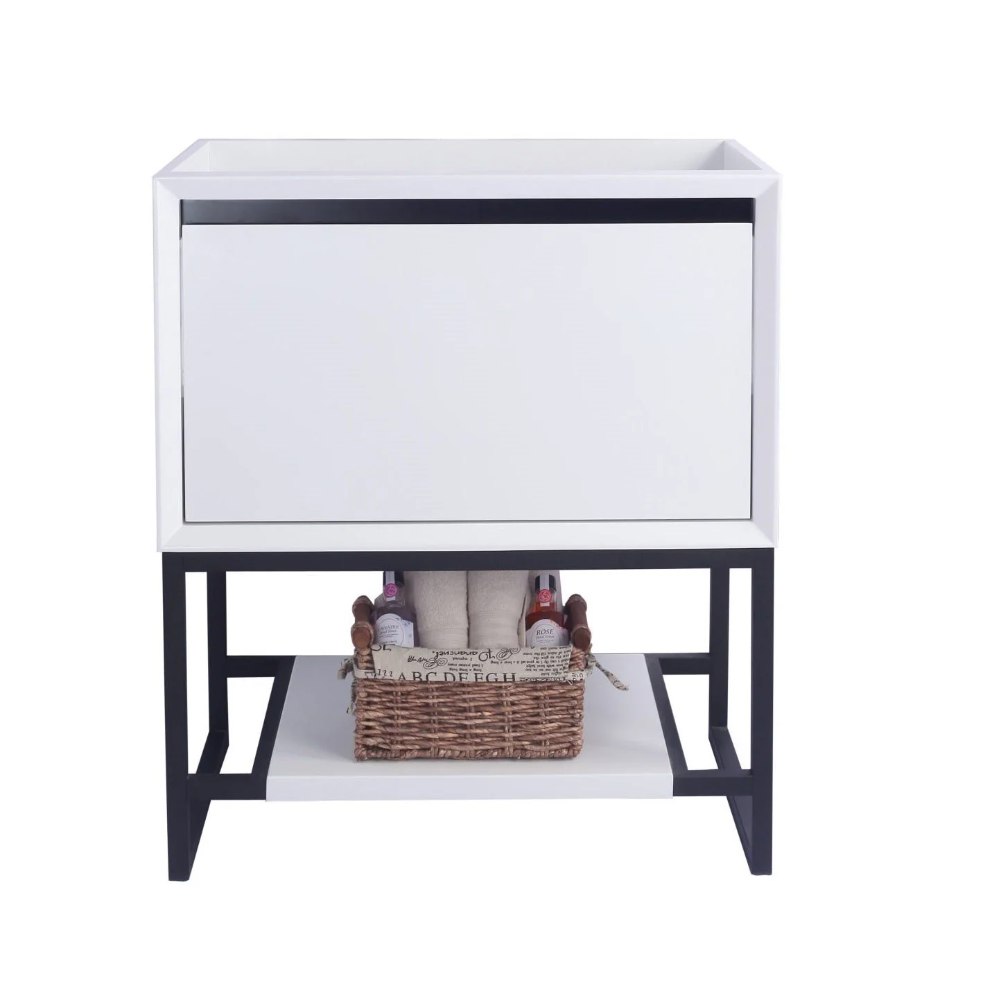 Laviva Alto 30" White Bathroom Vanity Cabinet 313SMR-30W