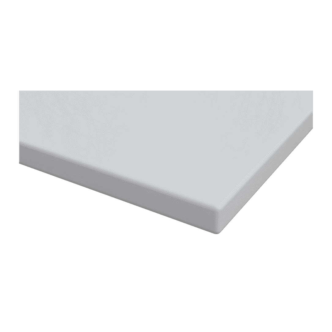 Laviva Forever 36" Single Hole White Quartz Countertop with Rectangular Ceramic Sink 313SQ1H-36-WQ - Image 3