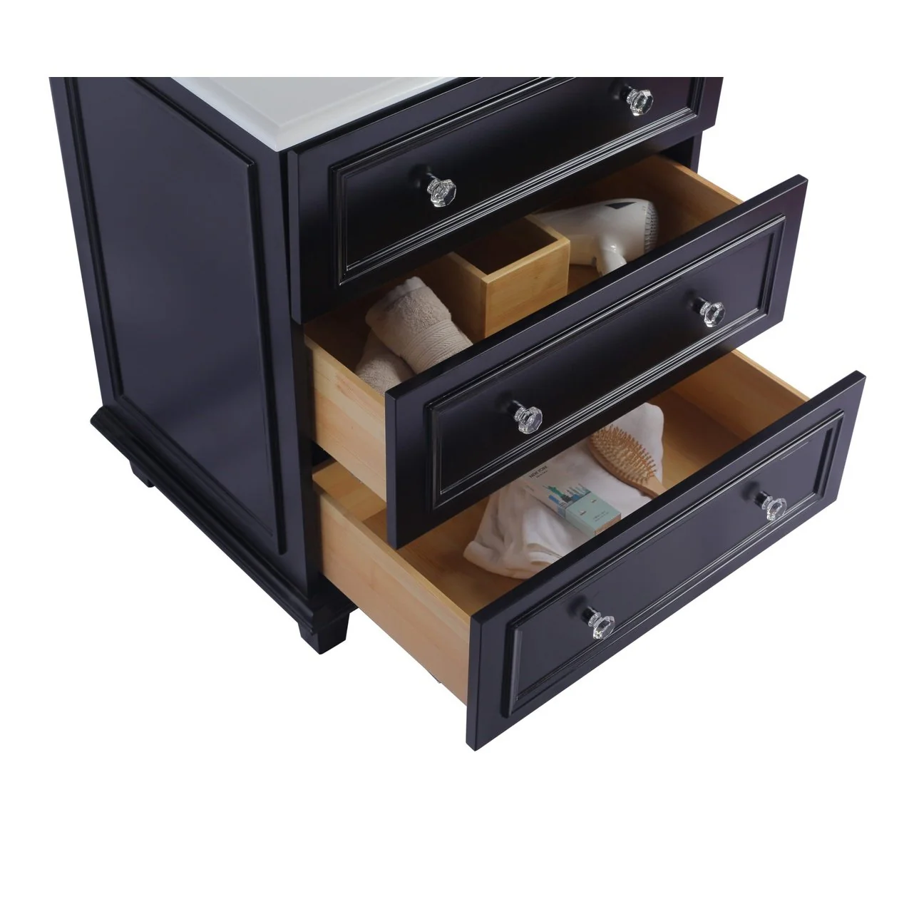 Laviva Luna 30" Espresso Bathroom Vanity Cabinet 313DVN-30E - Image 7