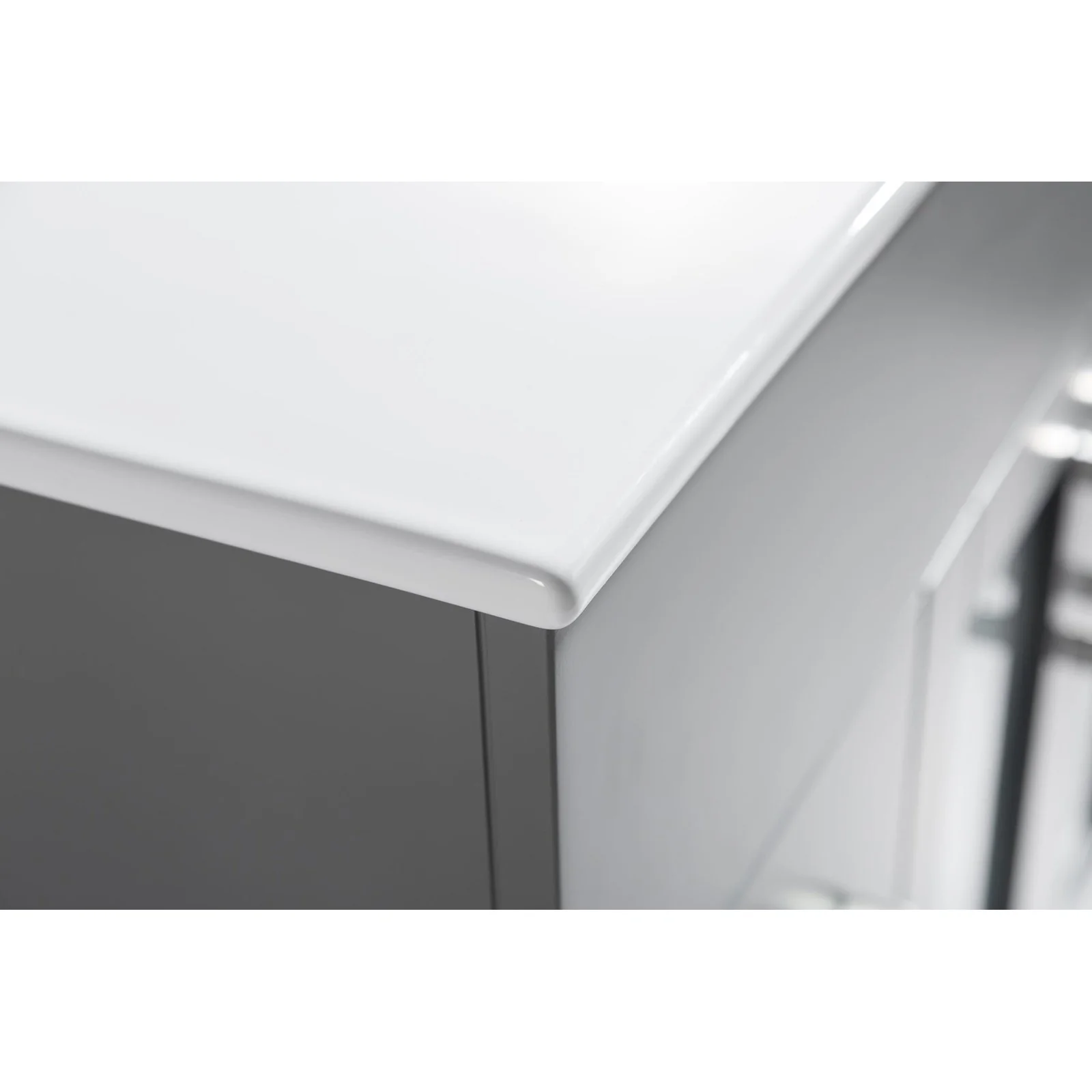 Laviva Nova 32" Grey Bathroom Vanity with White Ceramic Basin Countertop 31321529-32G-CB - Image 6