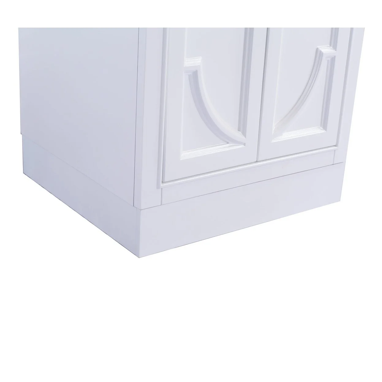 Laviva Odyssey 24" White Bathroom Vanity with Matte White VIVA Stone Solid Surface Countertop 313613-24W-MW - Image 6
