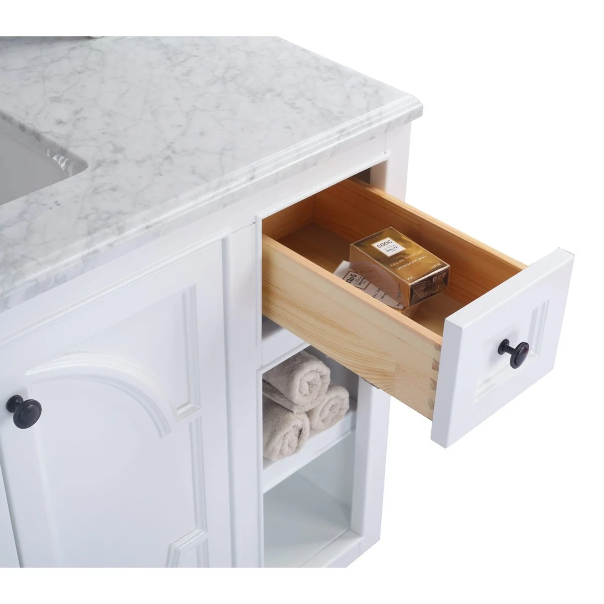 Laviva Odyssey 48" White Bathroom Vanity Cabinet 313613-48W - Image 5