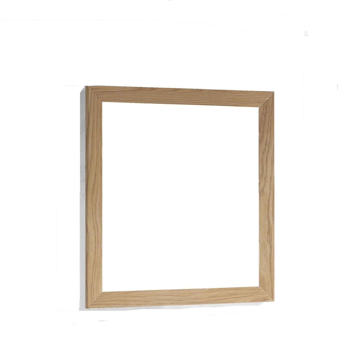 Laviva Sterling 30" Framed Square California White Oak Mirror 313FF-3030CO - Image 4
