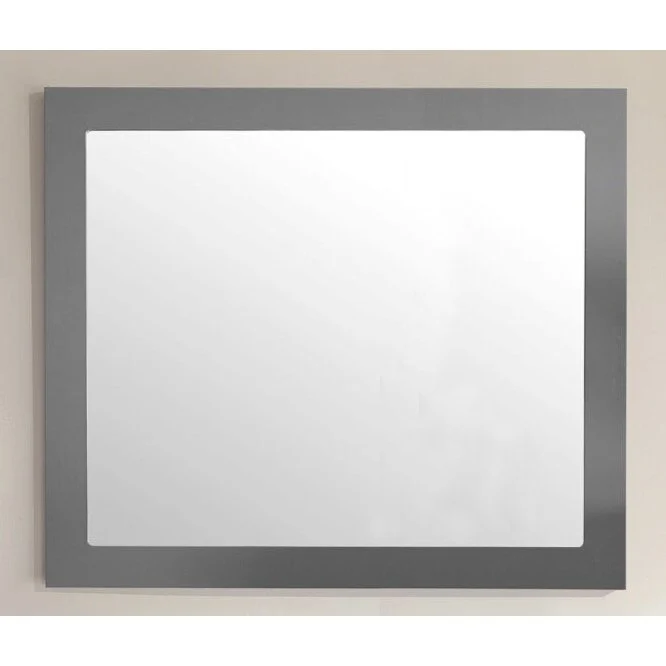 Laviva Sterling 36" Framed Rectangular Maple Grey Mirror 313FF-3630MG