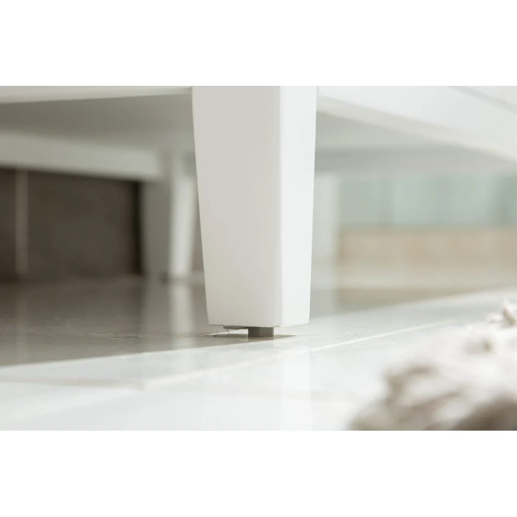 Laviva Wimbledon 36" White Bathroom Vanity with Matte White VIVA Stone Solid Surface Countertop 313YG319-36W-MW - Image 7