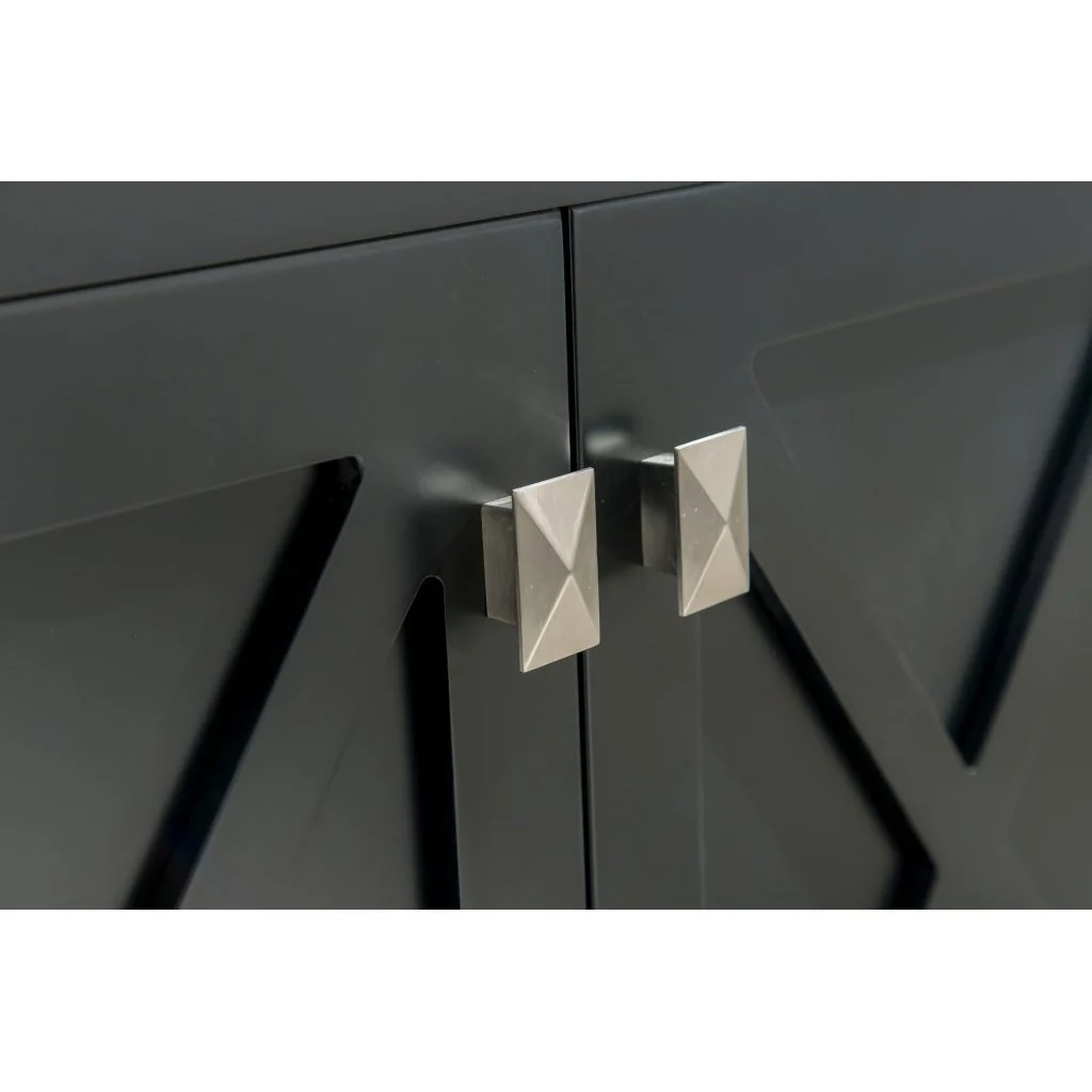 Laviva Wimbledon 60" Espresso Double Sink Bathroom Vanity with Matte White VIVA Stone Solid Surface Countertop 313YG319-60E-MW - Image 8