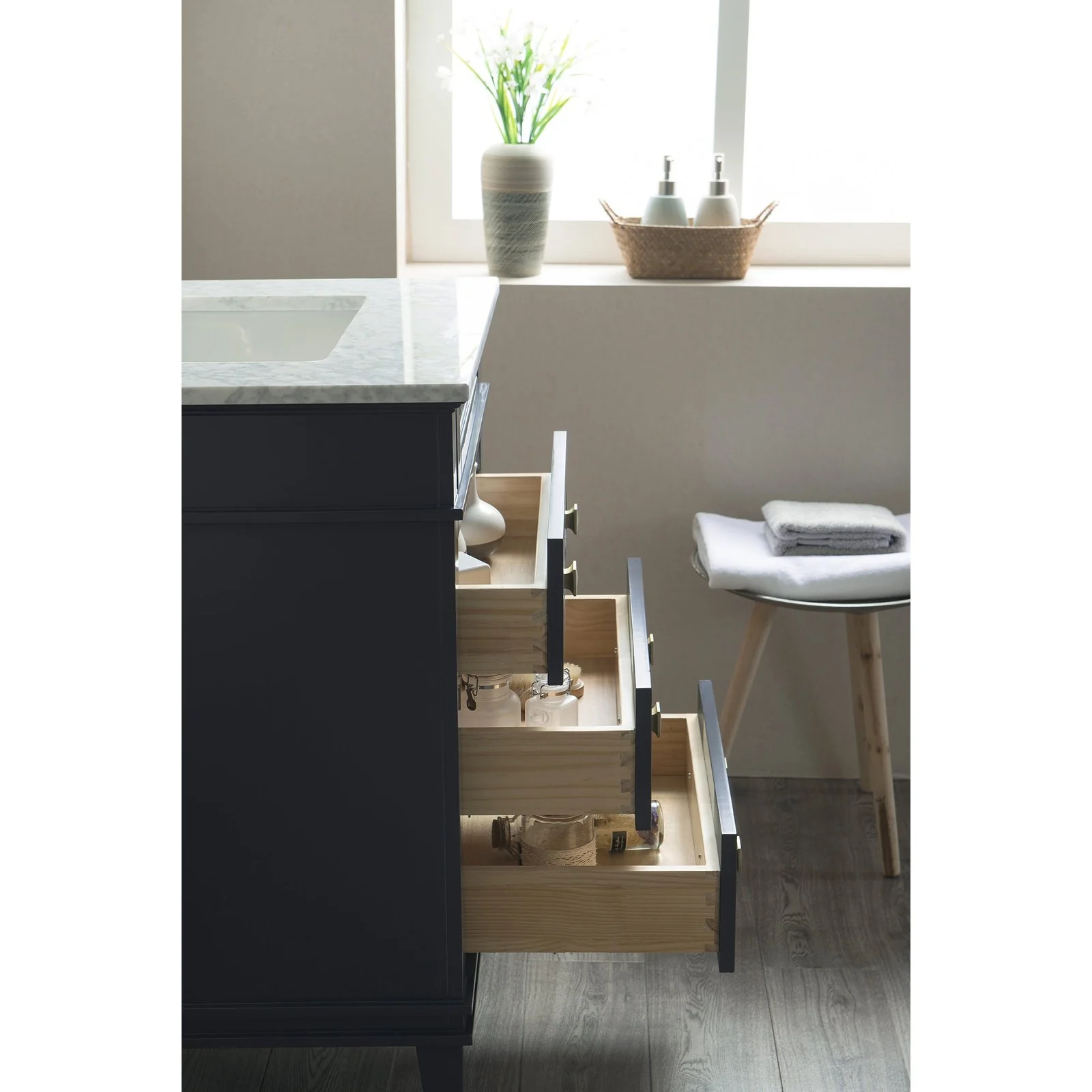 Legion Furniture 24" Solid Wood Sink Vanity With Without Faucet WS3124-B - Image 7