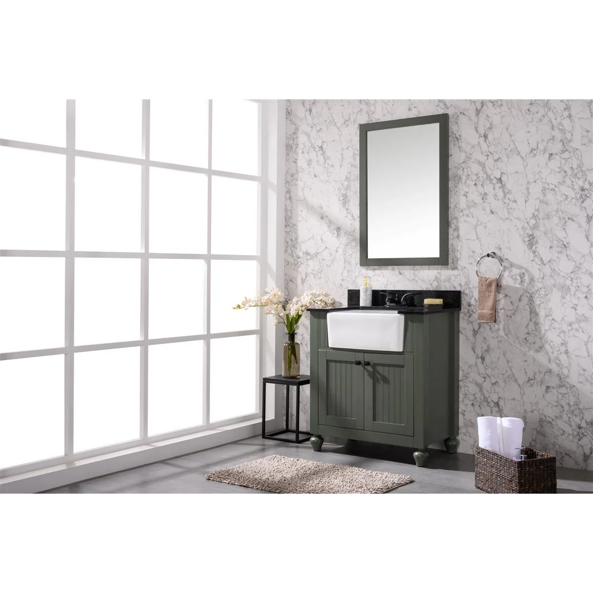 Legion Furniture 30" Sink Vanity Without Faucet WLF6022-PG - Image 2