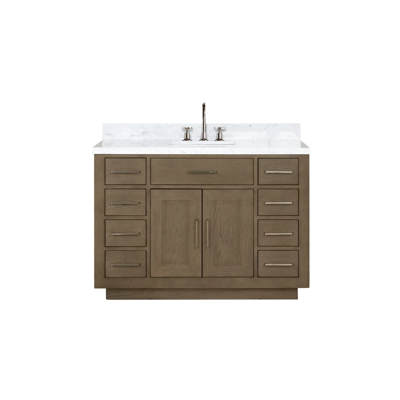 Lexora Home Abbey Bath Vanity with Carrara Marble Countertop - Image 50