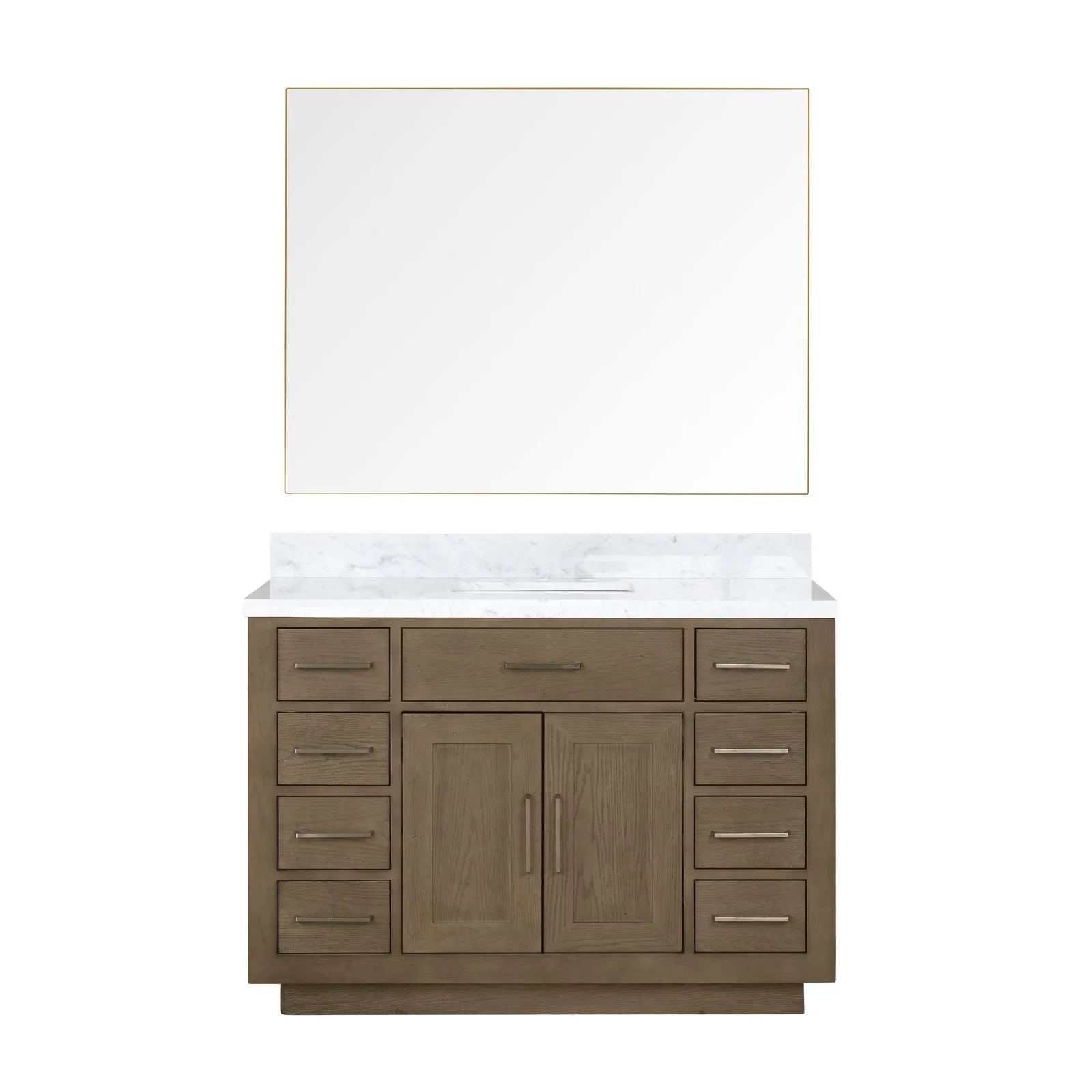 Lexora Home Abbey Bath Vanity with Carrara Marble Countertop - Image 51