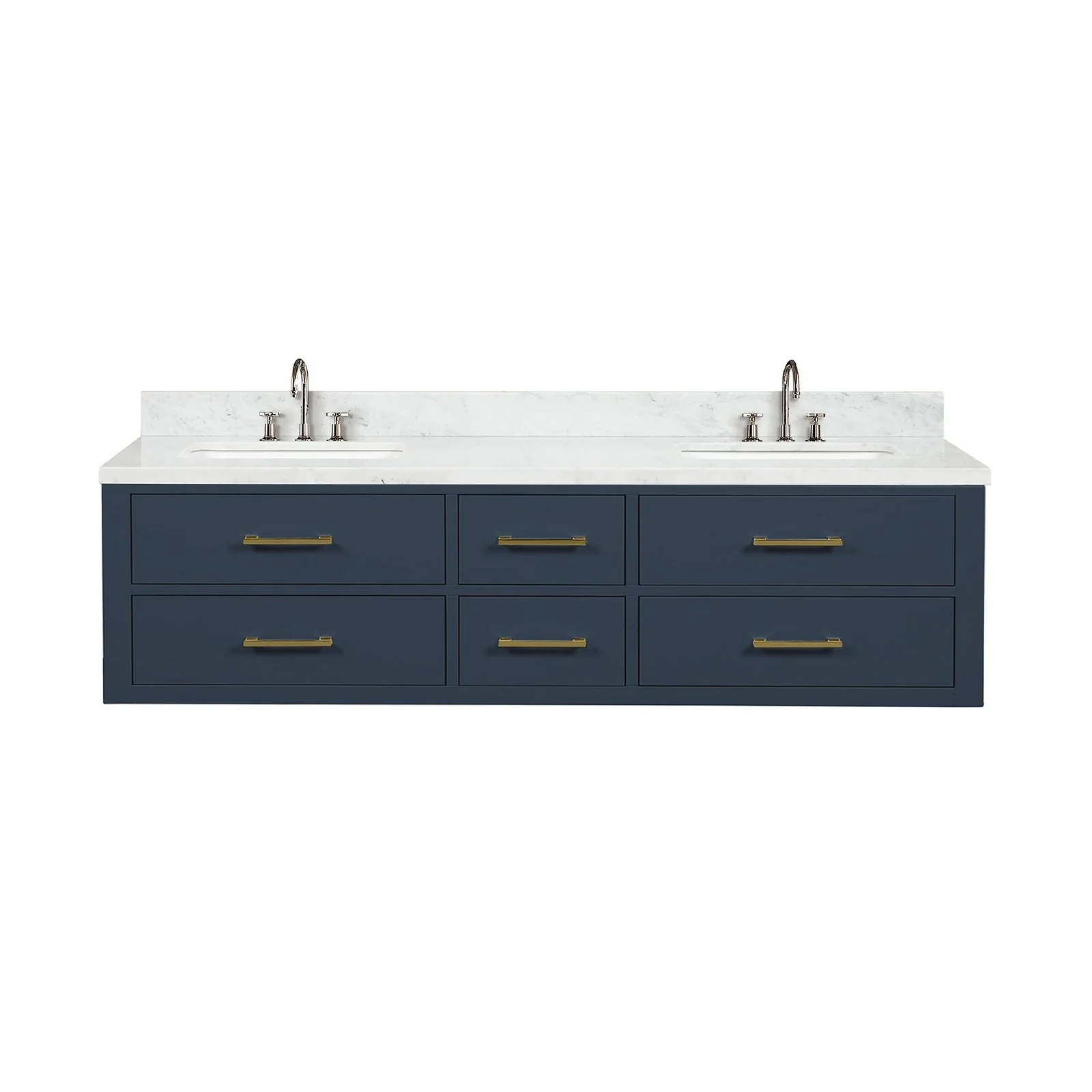 Lexora Home Castor Double Bath Vanity with Carrara Marble Countertop - Image 30