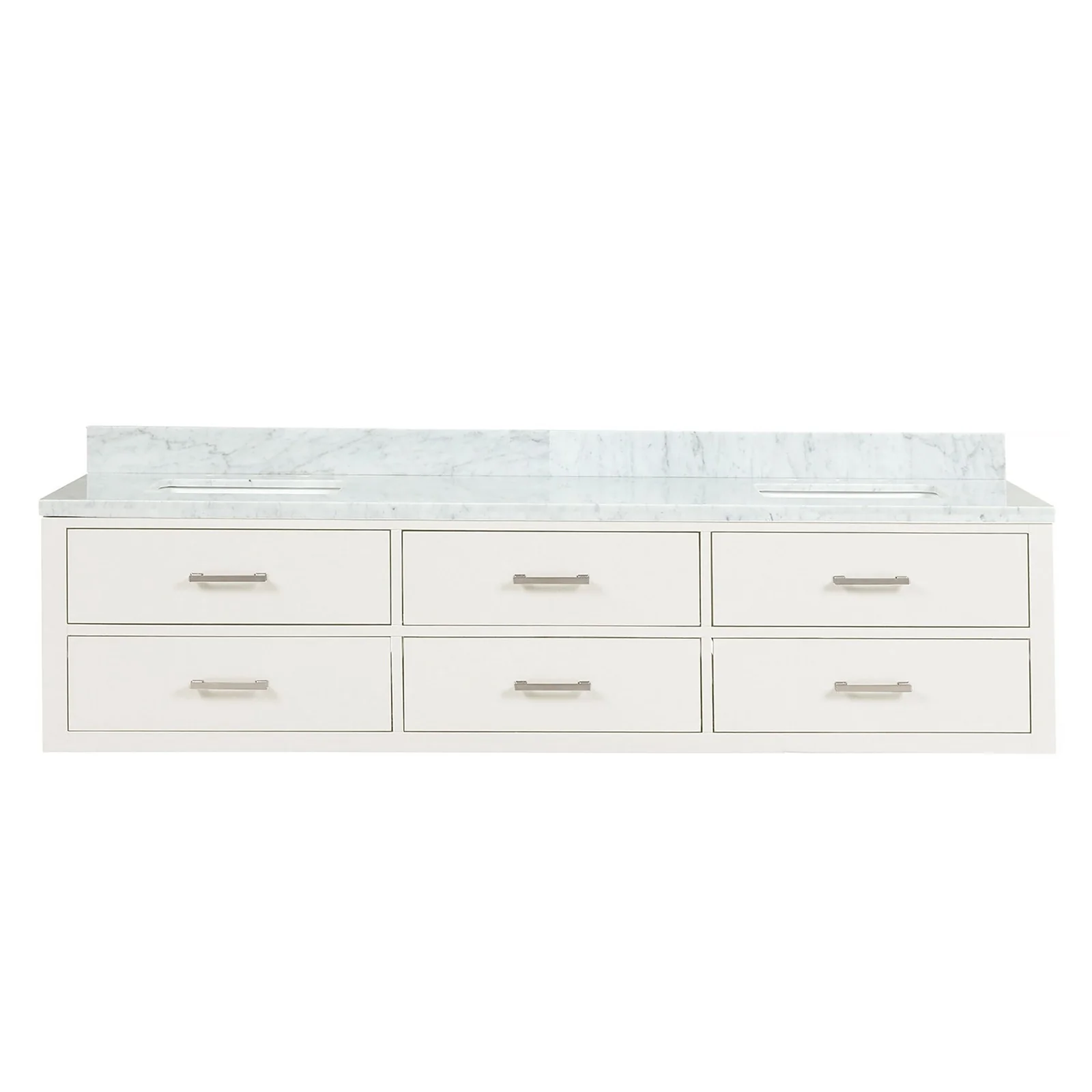 Lexora Home Castor Double Bath Vanity with Carrara Marble Countertop - Image 48