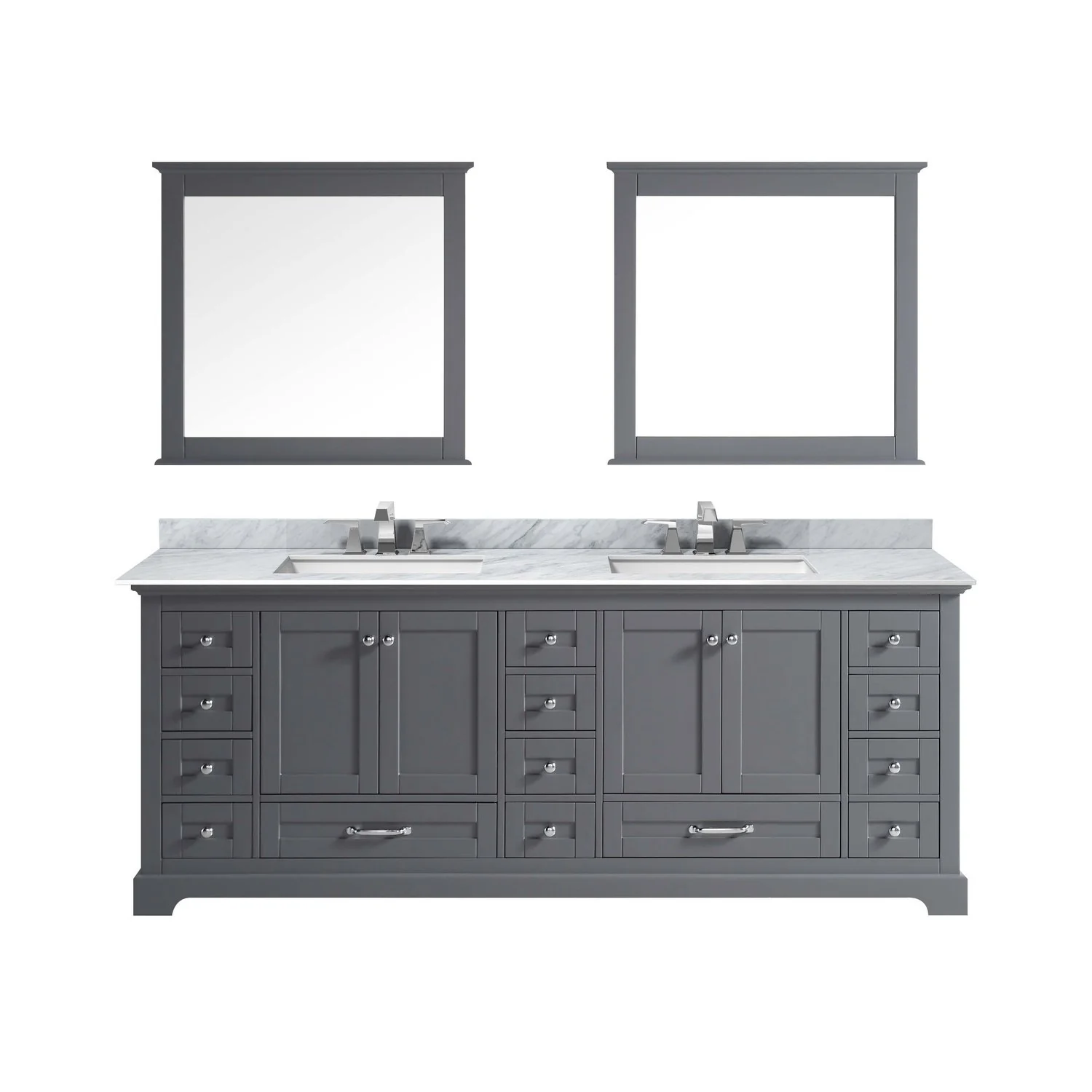 Lexora Home Dukes Bath Vanity with Carrara Marble Countertop - Image 24
