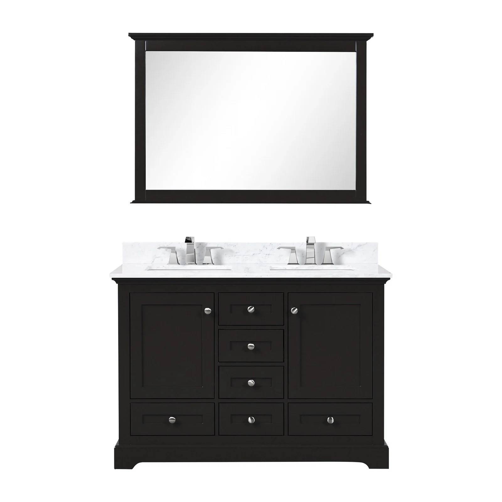 Lexora Home Dukes Bath Vanity with Carrara Marble Countertop - Image 30