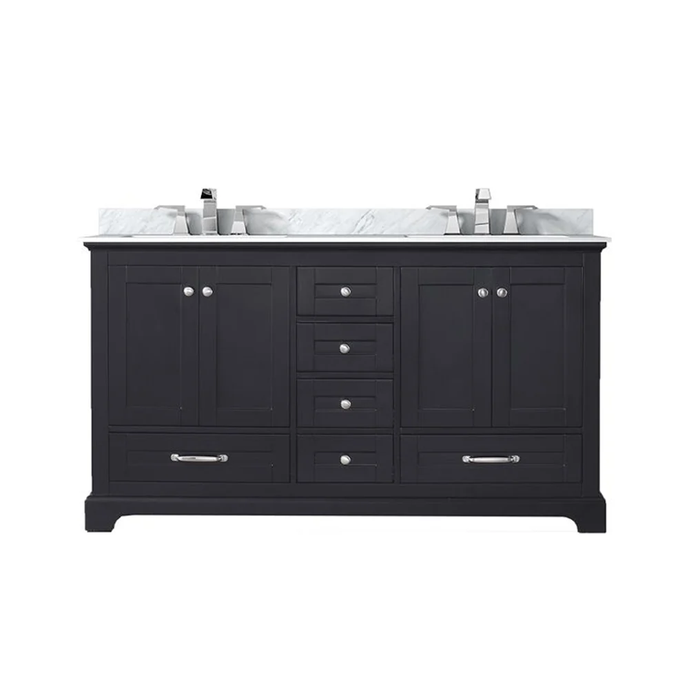 Lexora Home Dukes Bath Vanity with Carrara Marble Countertop - Image 32