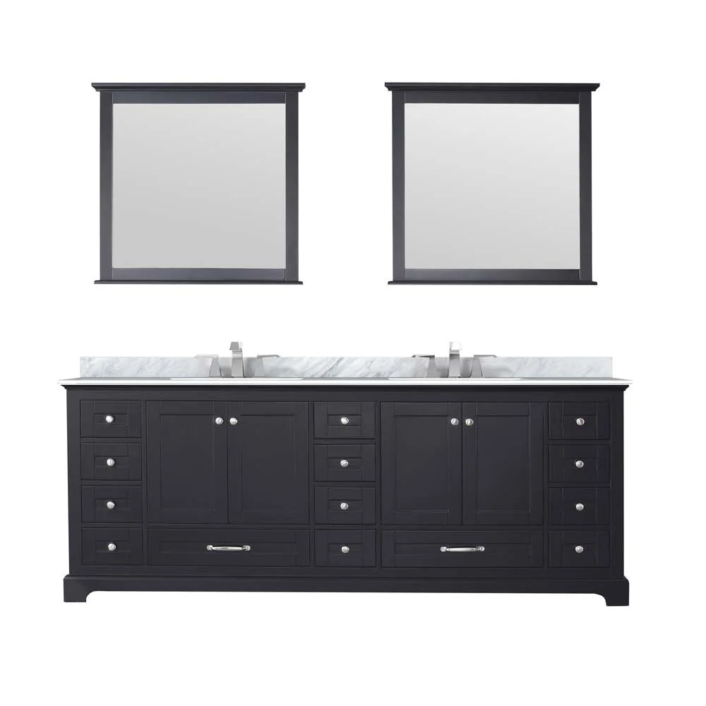 Lexora Home Dukes Bath Vanity with Carrara Marble Countertop - Image 42