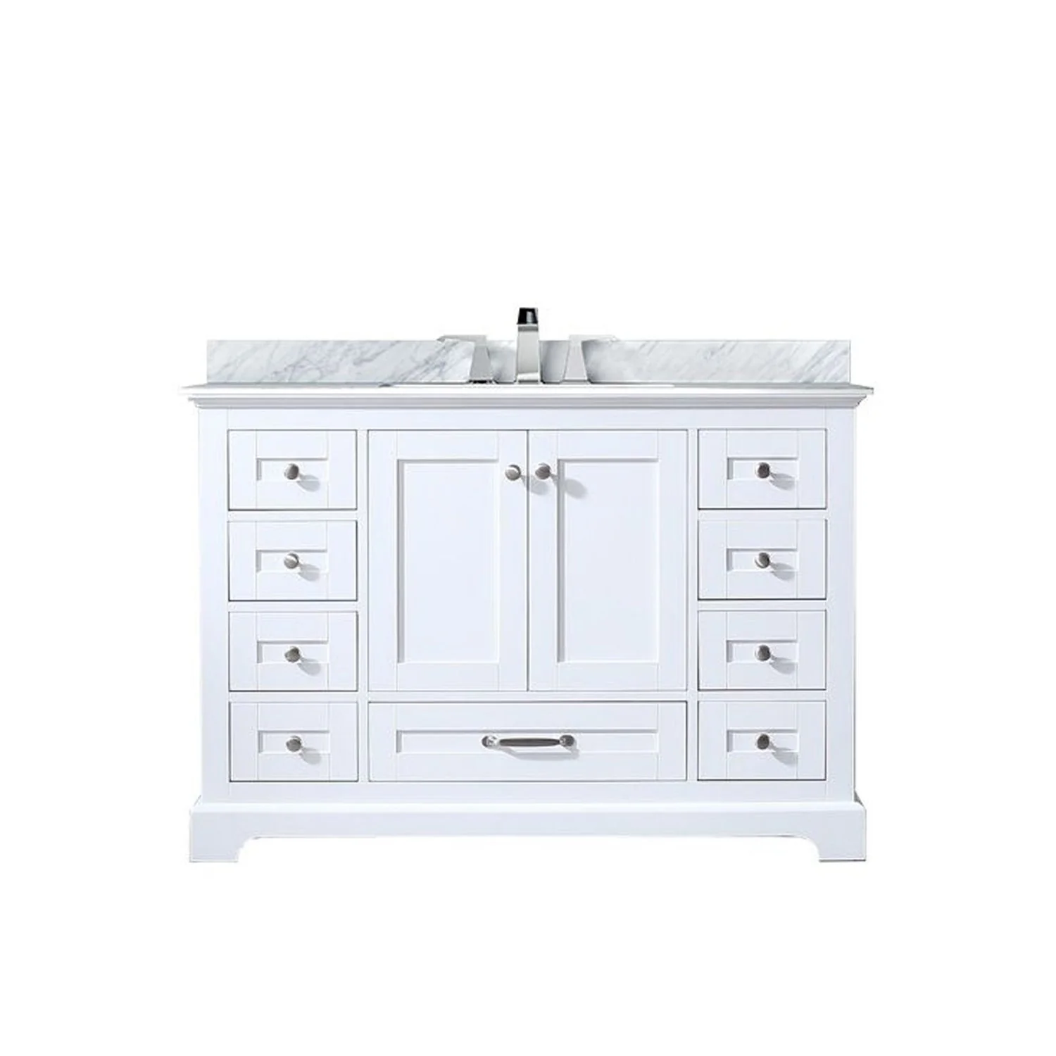 Lexora Home Dukes Bath Vanity with Carrara Marble Countertop - Image 64