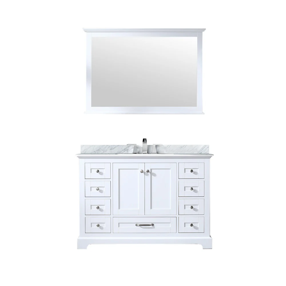 Lexora Home Dukes Bath Vanity with Carrara Marble Countertop - Image 66