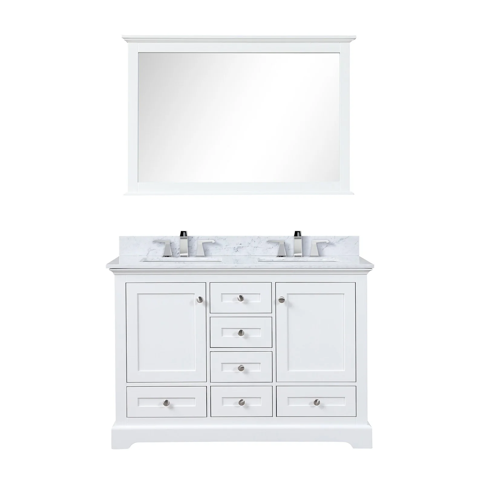 Lexora Home Dukes Bath Vanity with Carrara Marble Countertop - Image 70