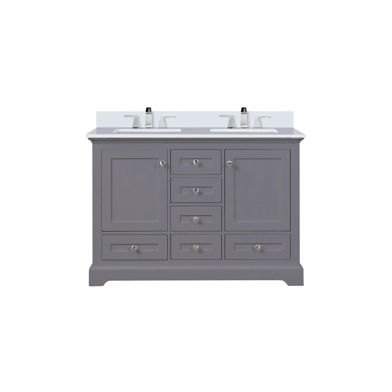 Lexora Home Dukes Bath Vanity with Cultured Marble Countertop - Image 11