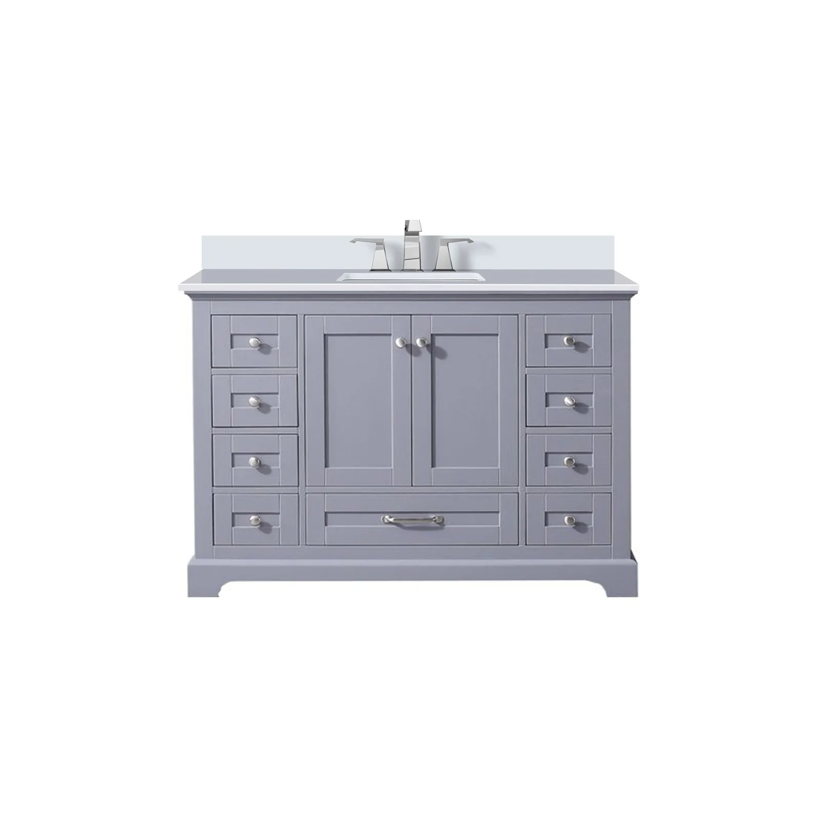 Lexora Home Dukes Bath Vanity with Cultured Marble Countertop - Image 7