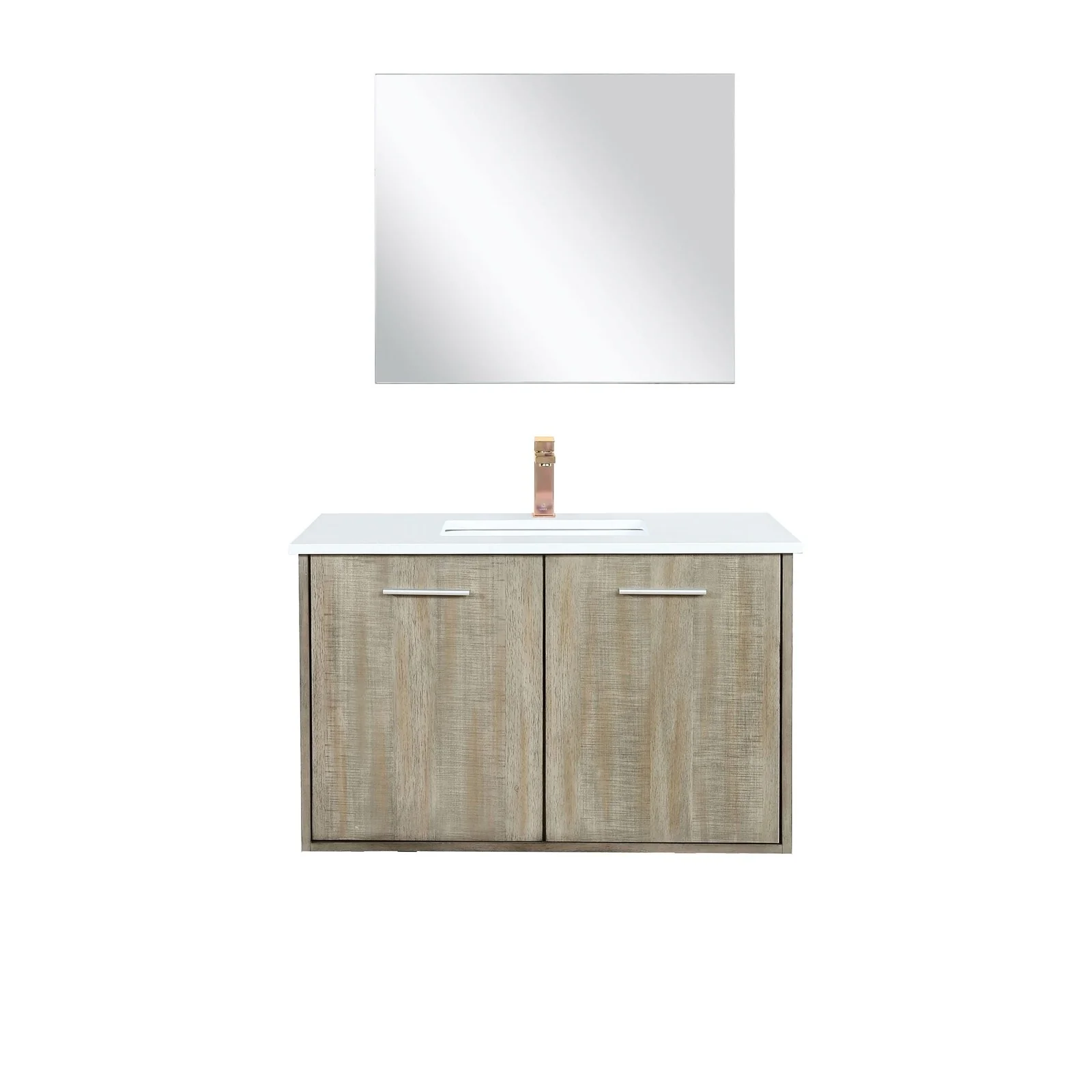Lexora Home Fairbanks Bath Vanity with White Quartz Countertop - Image 44