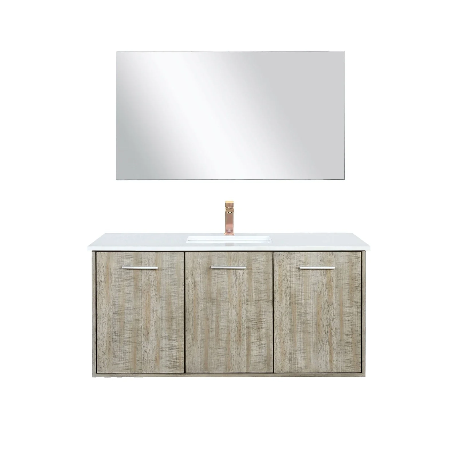 Lexora Home Fairbanks Bath Vanity with White Quartz Countertop - Image 46