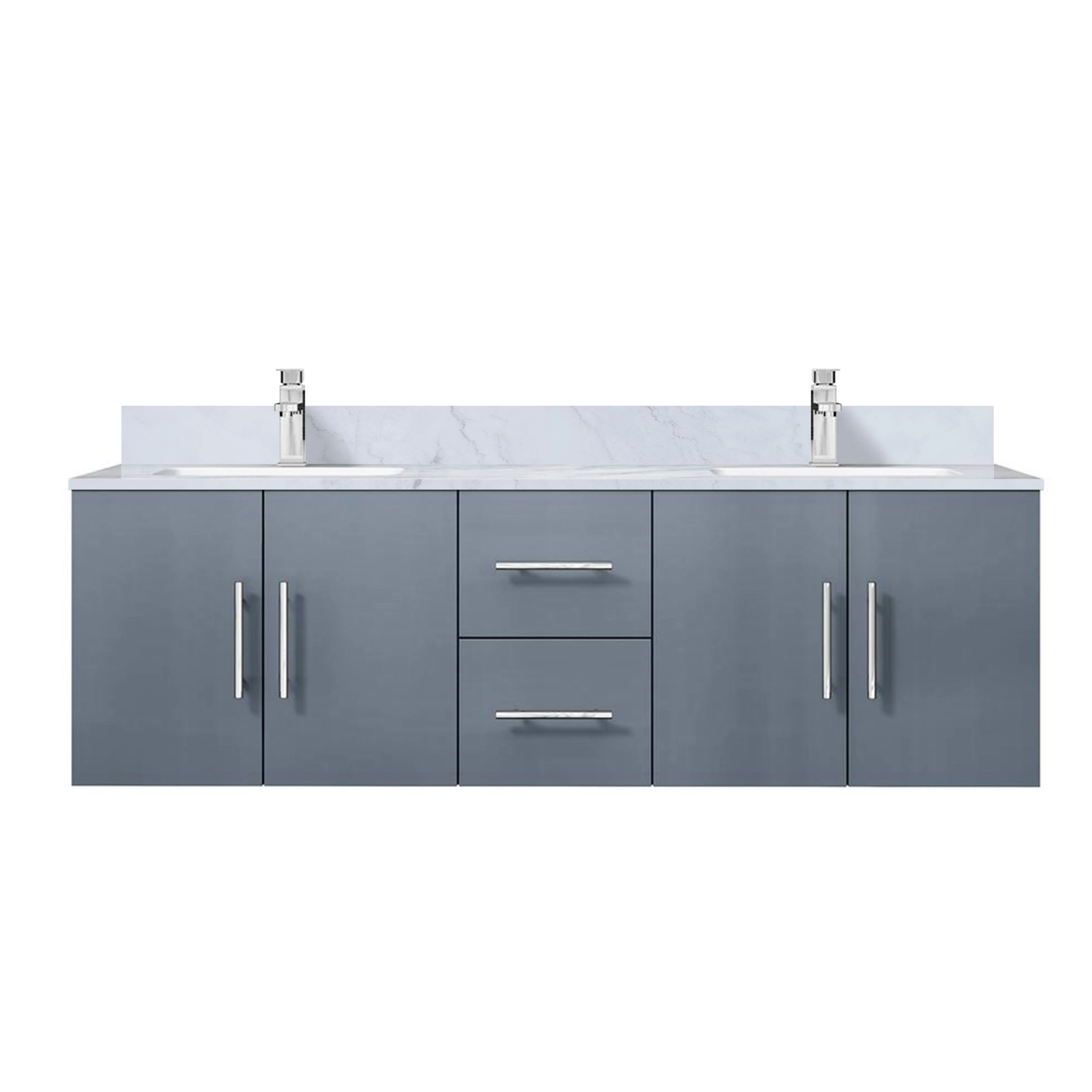 Lexora Home Geneva Bath Vanity with Carrara Marble Countertop - Image 14