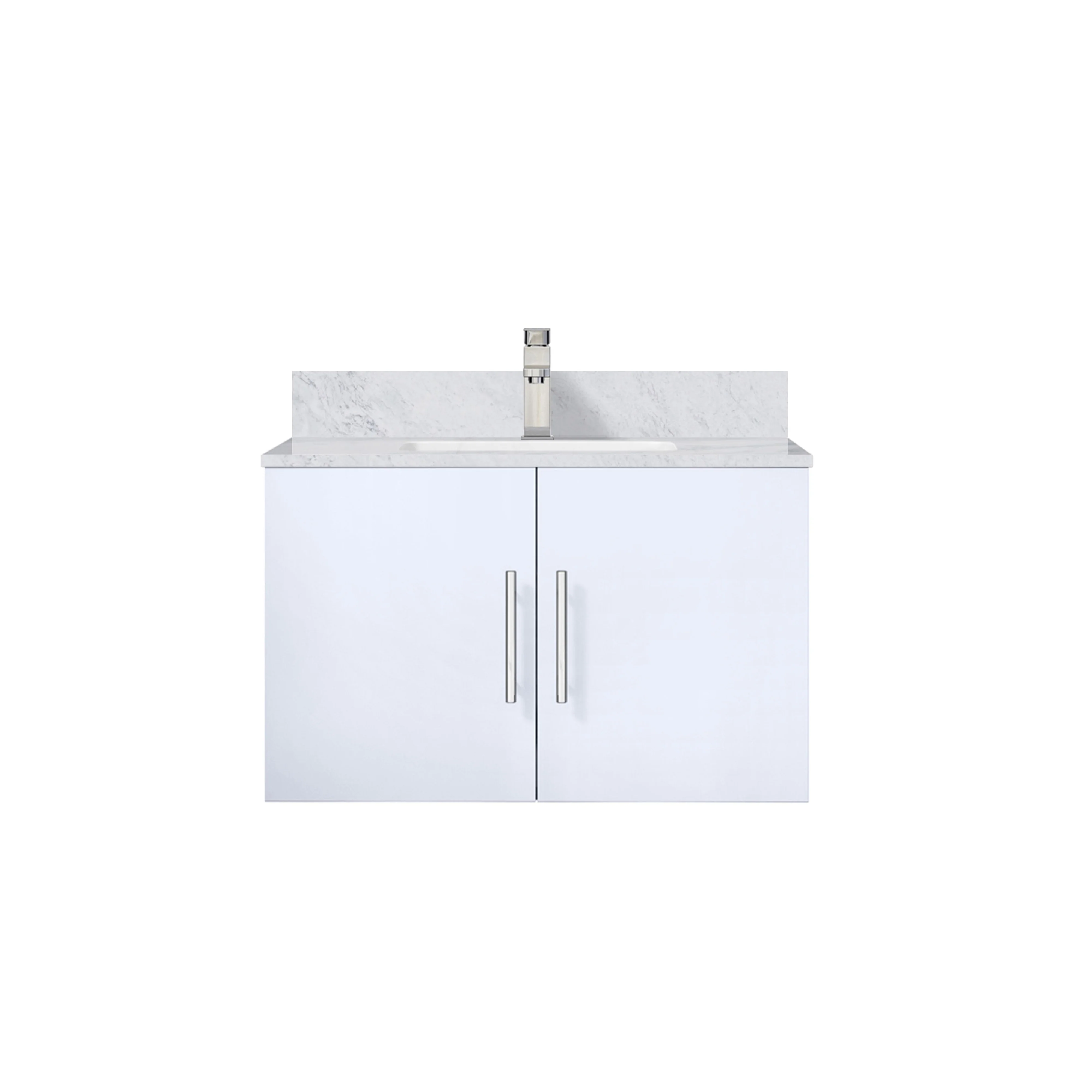 Lexora Home Geneva Bath Vanity with Carrara Marble Countertop - Image 30