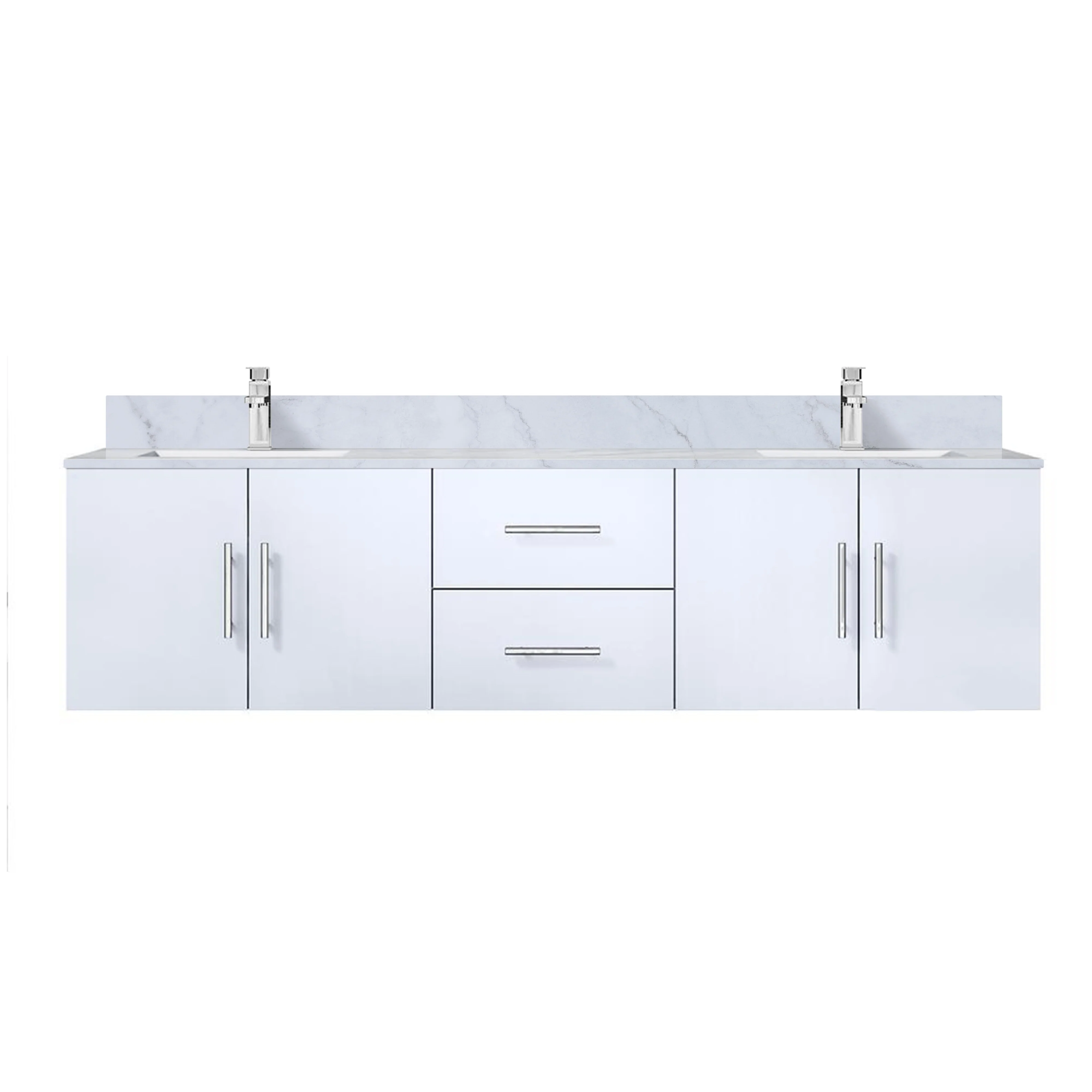 Lexora Home Geneva Bath Vanity with Carrara Marble Countertop - Image 41