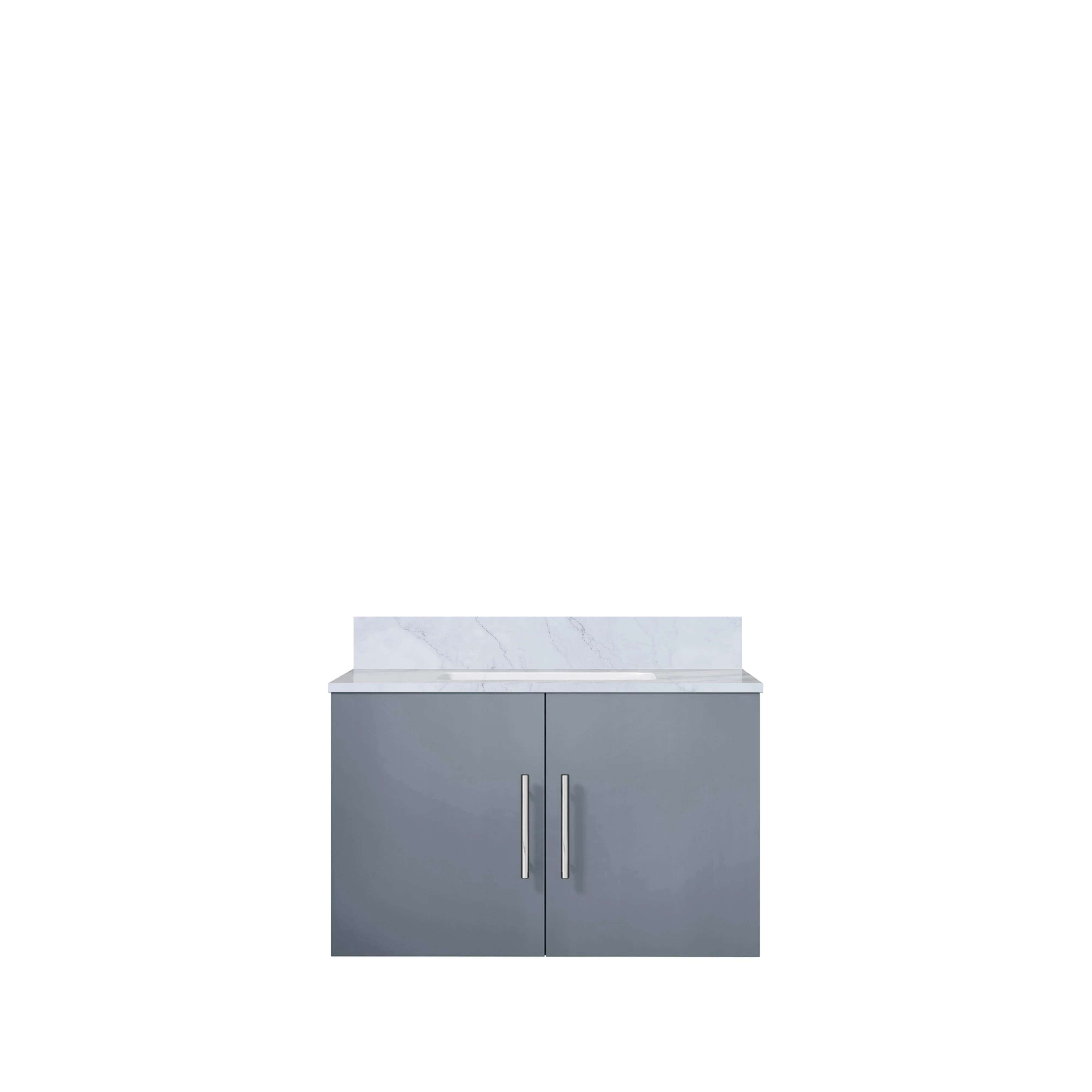 Lexora Home Geneva Bath Vanity with Carrara Marble Countertop - Image 5