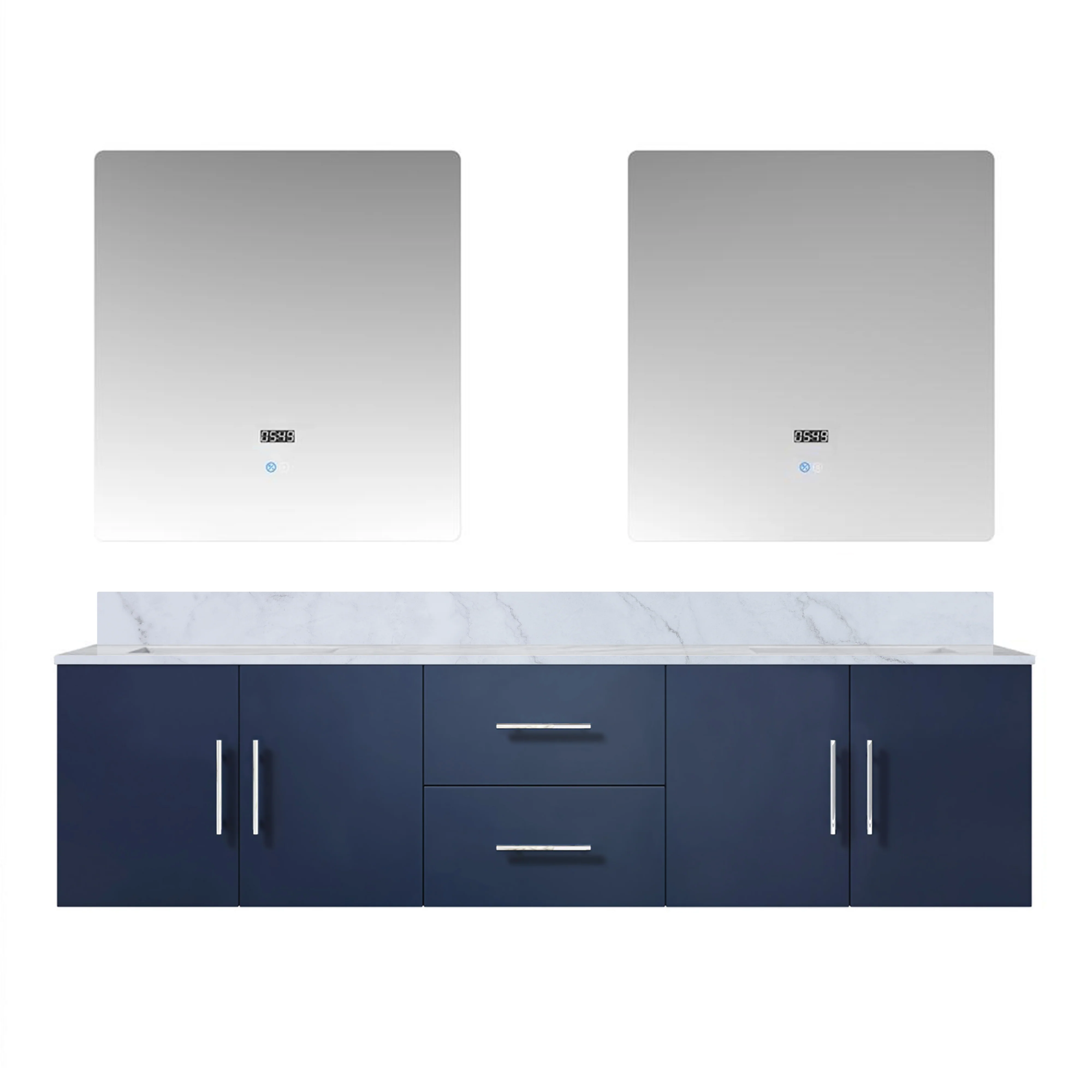 Lexora Home Geneva Bath Vanity with Carrara Marble Countertop - Image 64