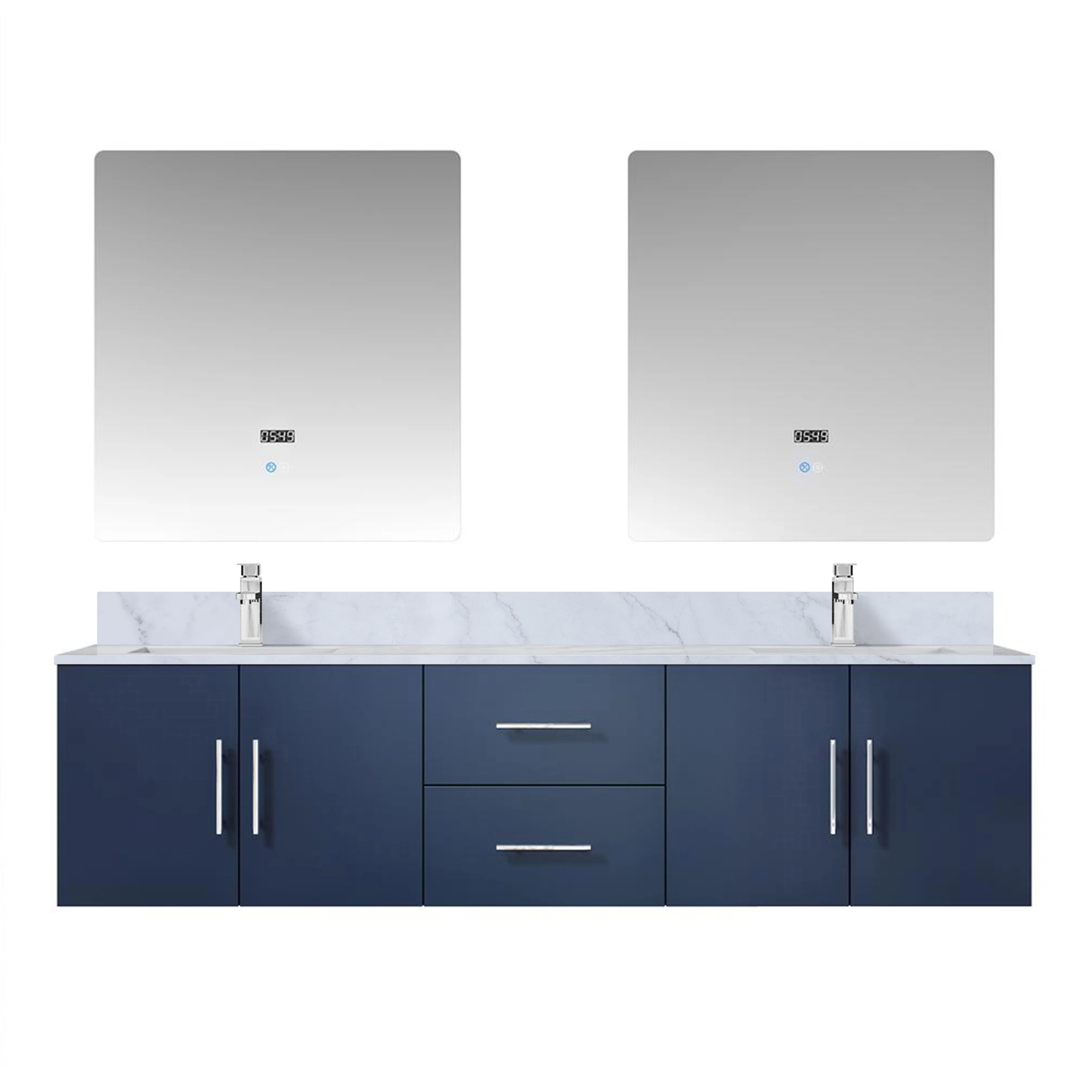 Lexora Home Geneva Bath Vanity with Carrara Marble Countertop - Image 65