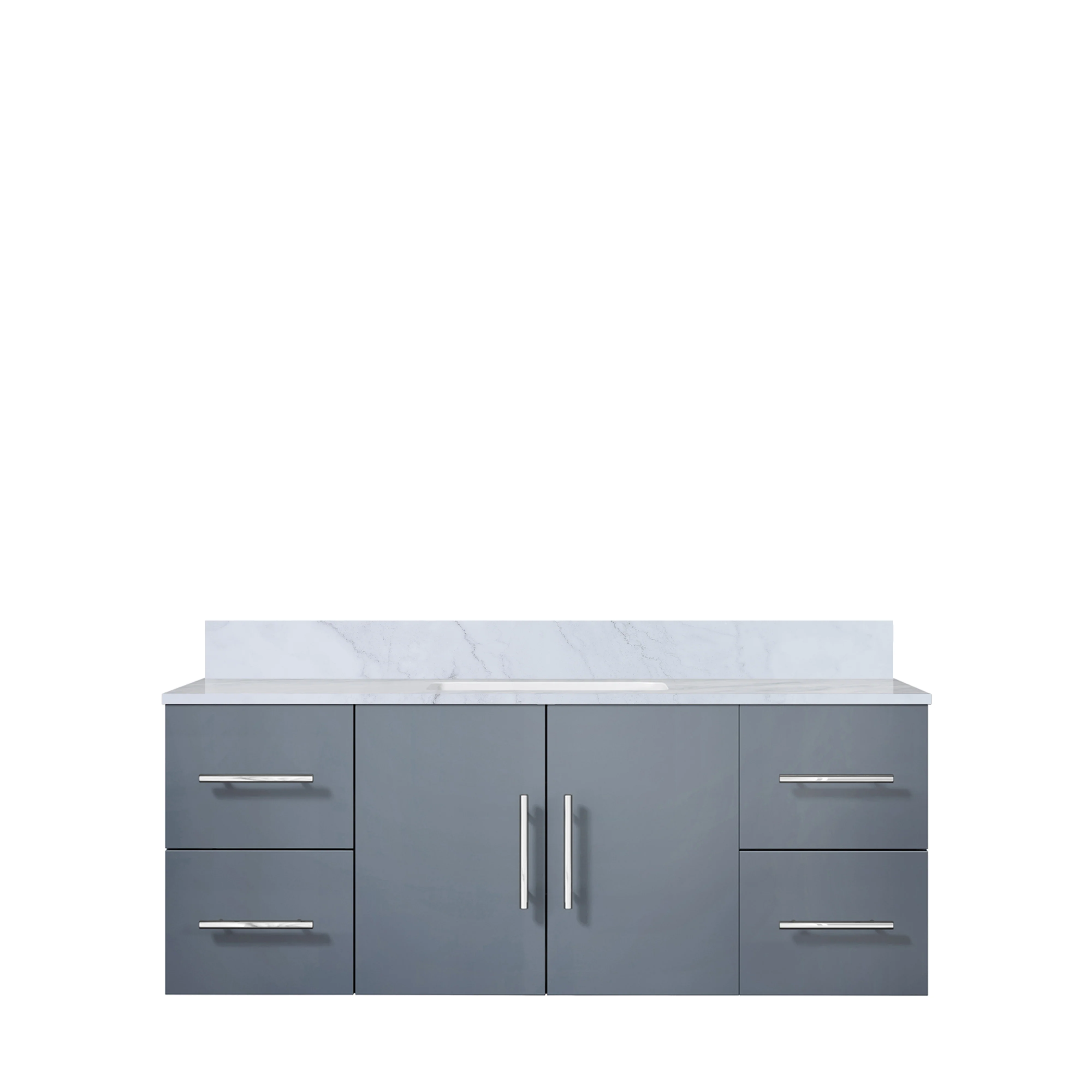 Lexora Home Geneva Bath Vanity with Carrara Marble Countertop - Image 9
